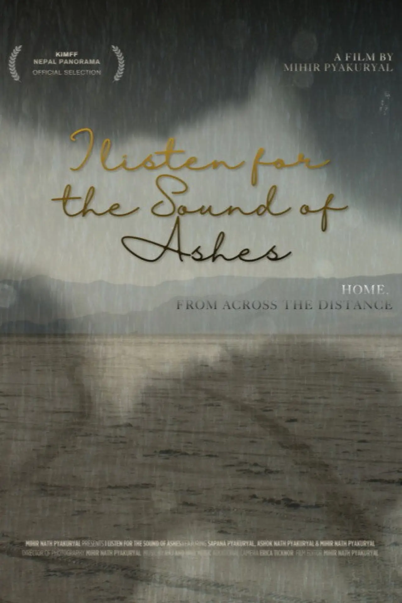 Plakat filmowy "I Listen for the Sound of Ashes"