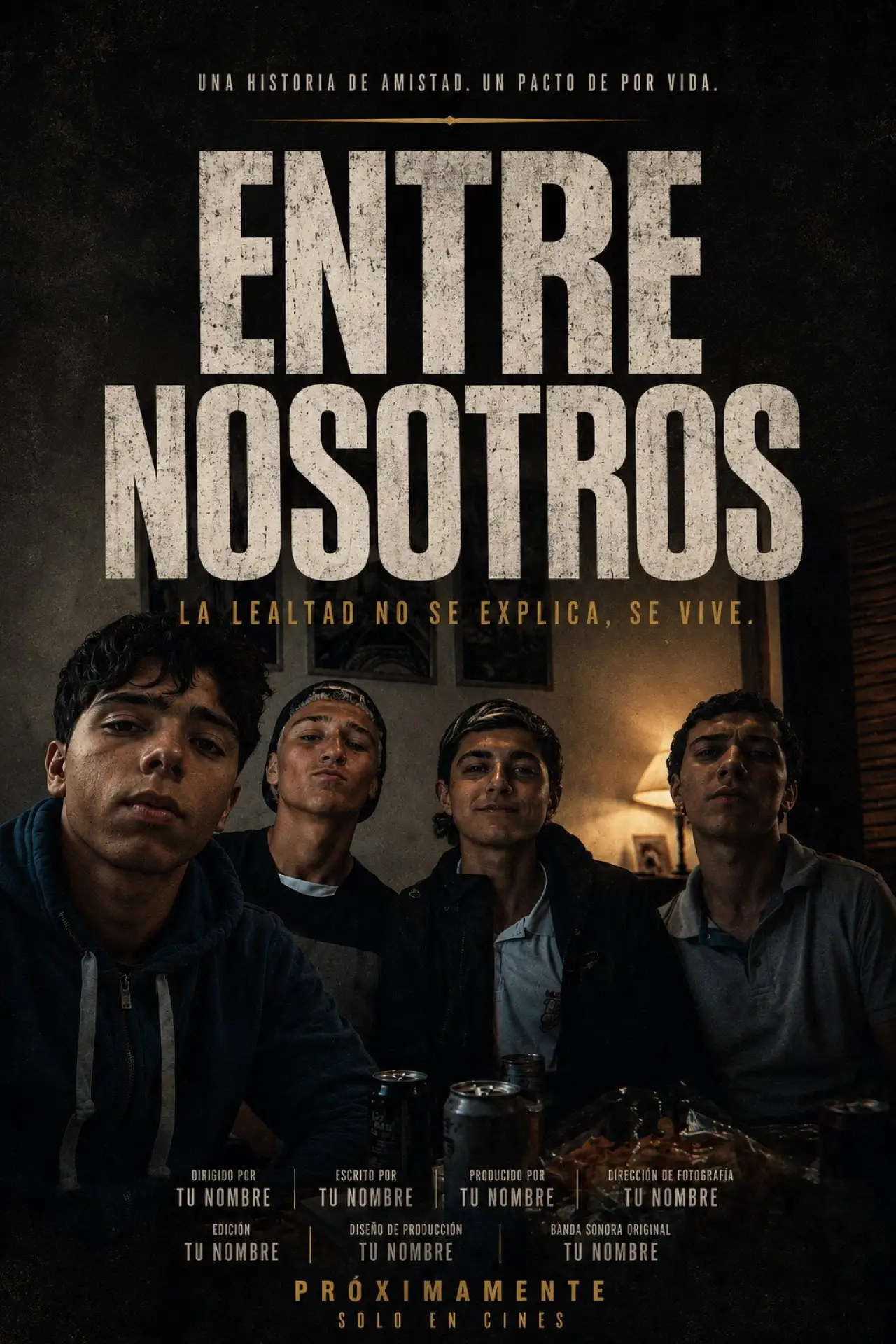 Plakat filmowy "Entre Amigos"