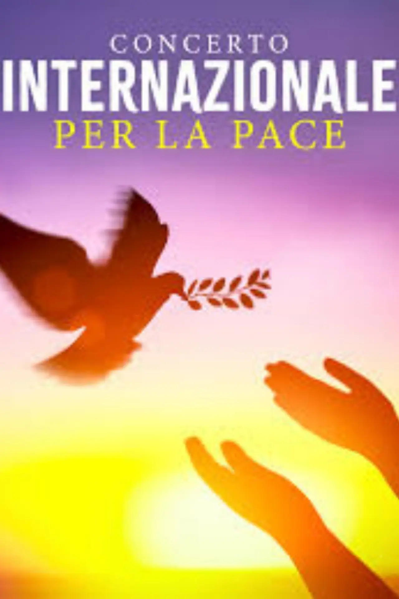 Plakat filmowy "Concerto Internazionale per la Pace"