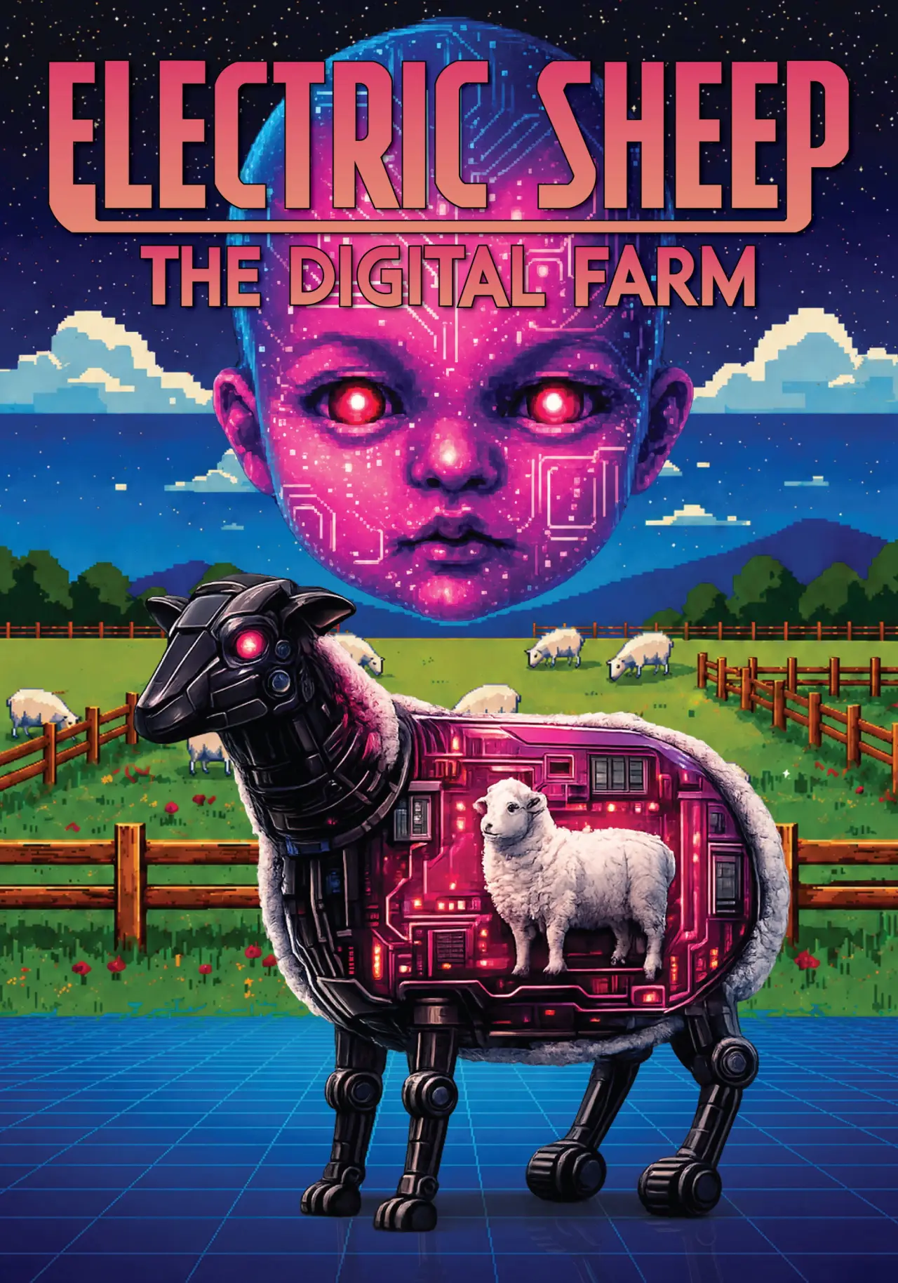 Plakat filmowy "Electric Sheep"