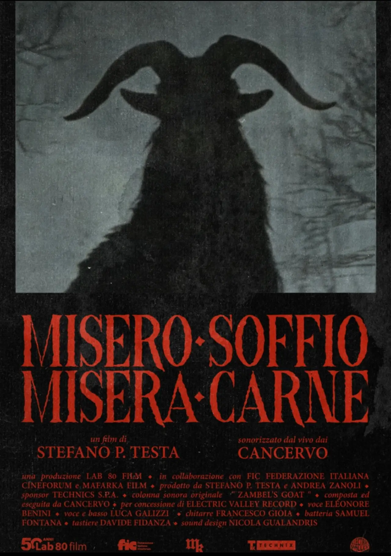 Plakat filmowy "Misero Soffio Misera Carne"