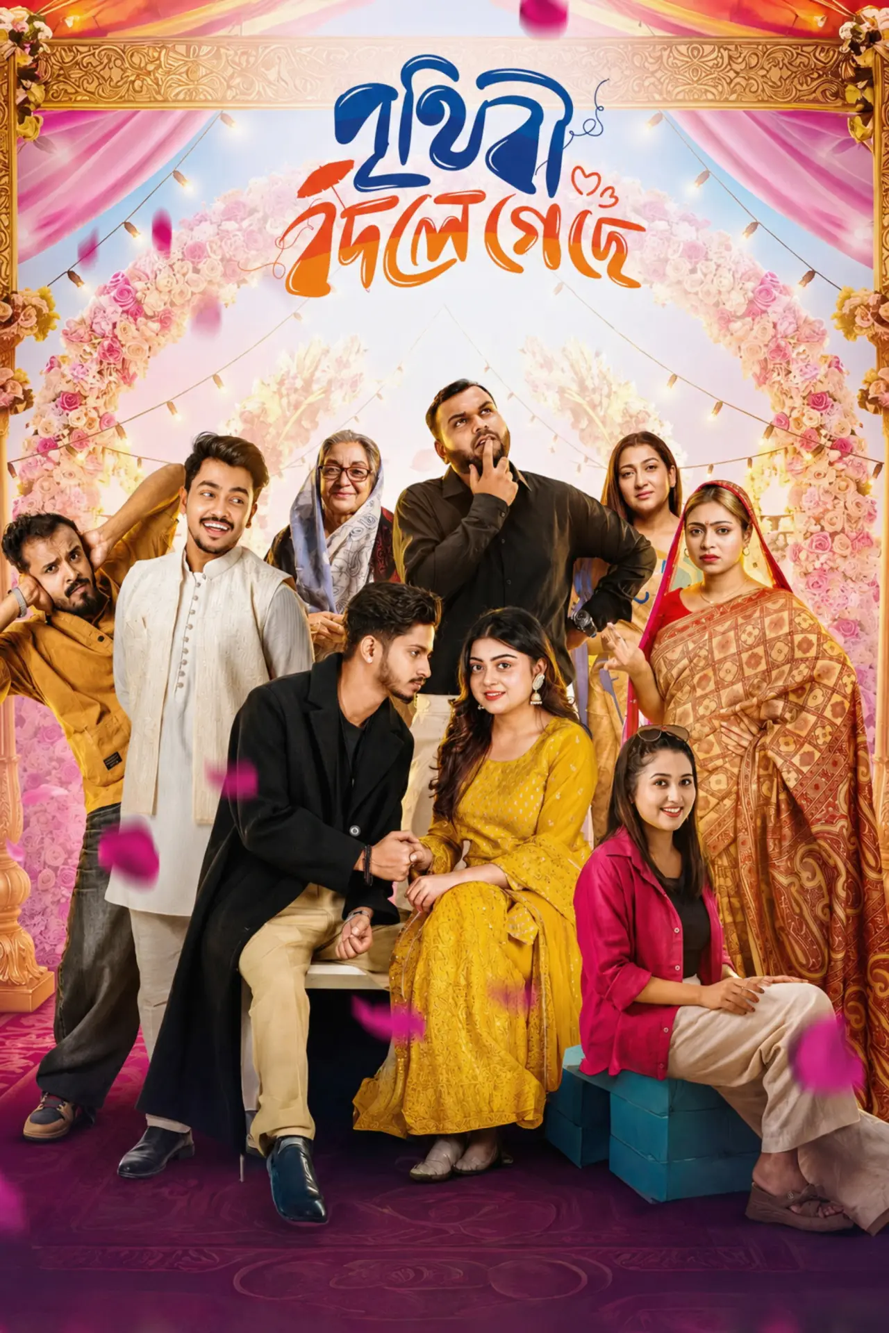 Plakat filmowy "পৃথিবী বদলে গেছে"