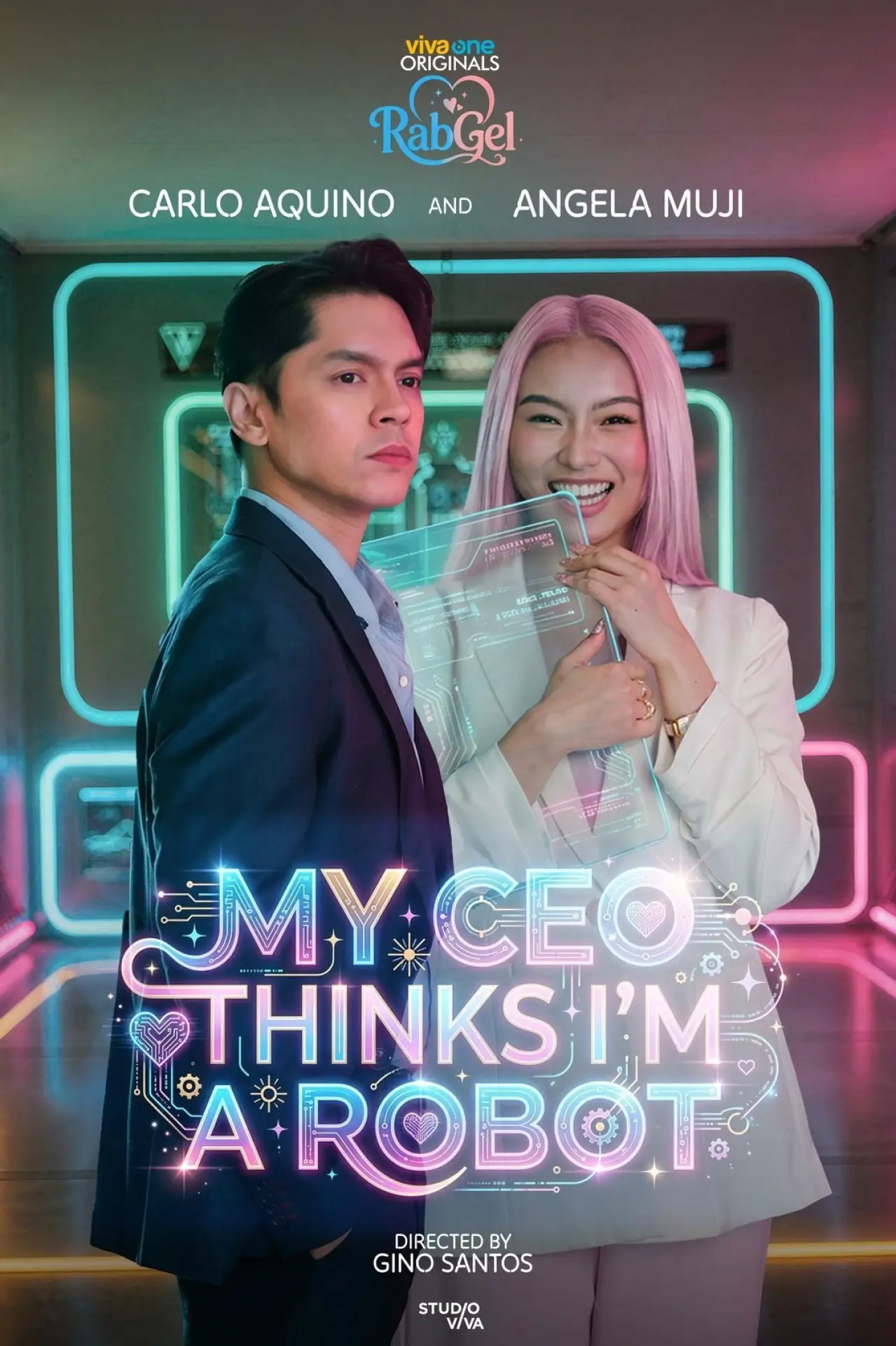 Plakat filmowy "My CEO Thinks I’m a Robot"