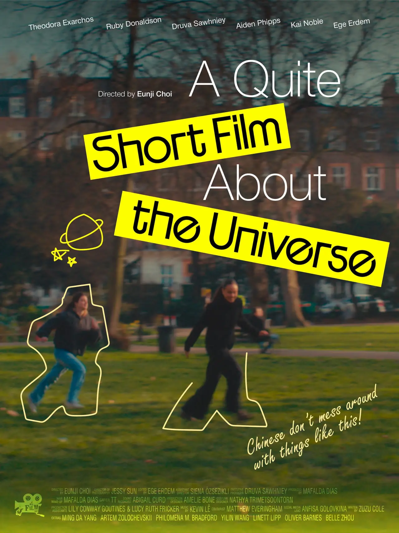 Plakat filmowy "A Quite Short Film About the Universe"