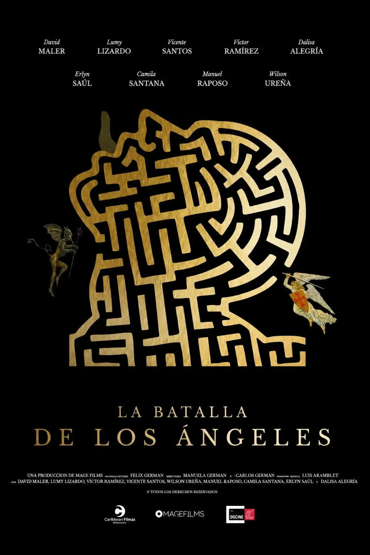 Plakat filmowy "La Batalla de los Ángeles"