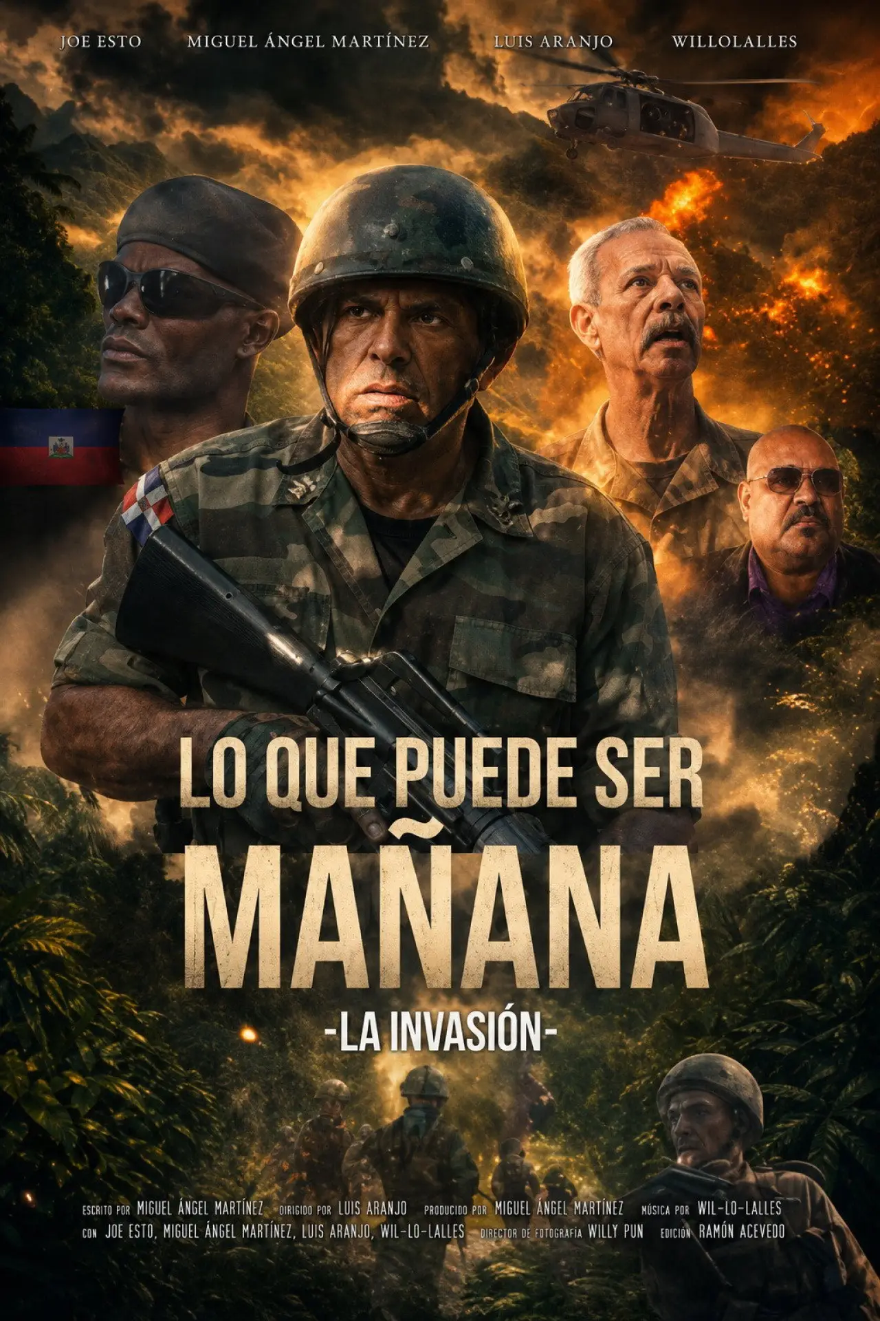 Plakat filmowy "Lo Que Puede Ser Mañana: La Invasión"