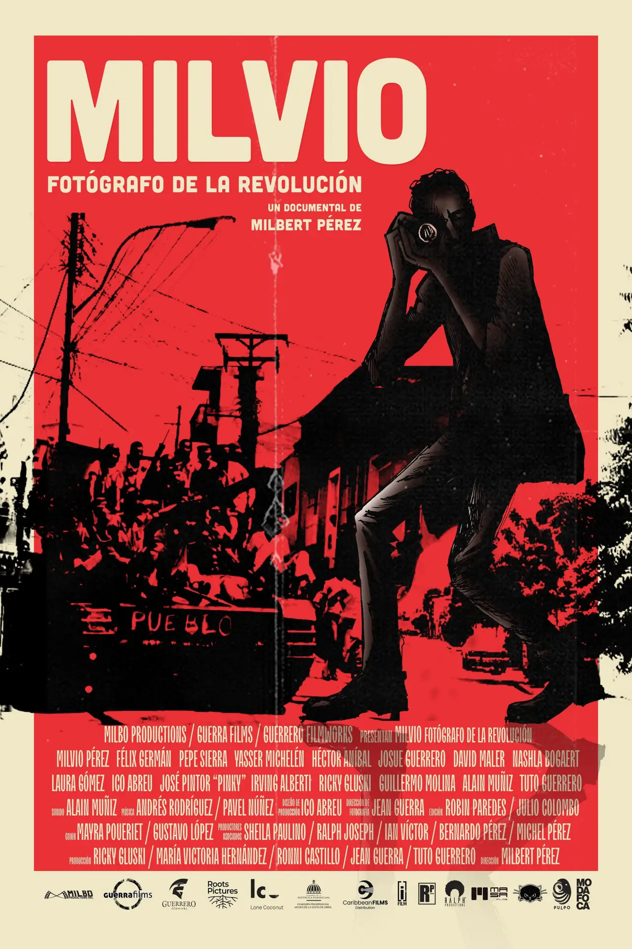 Plakat filmowy "Milvio: Fotógrafo de la Revolución"