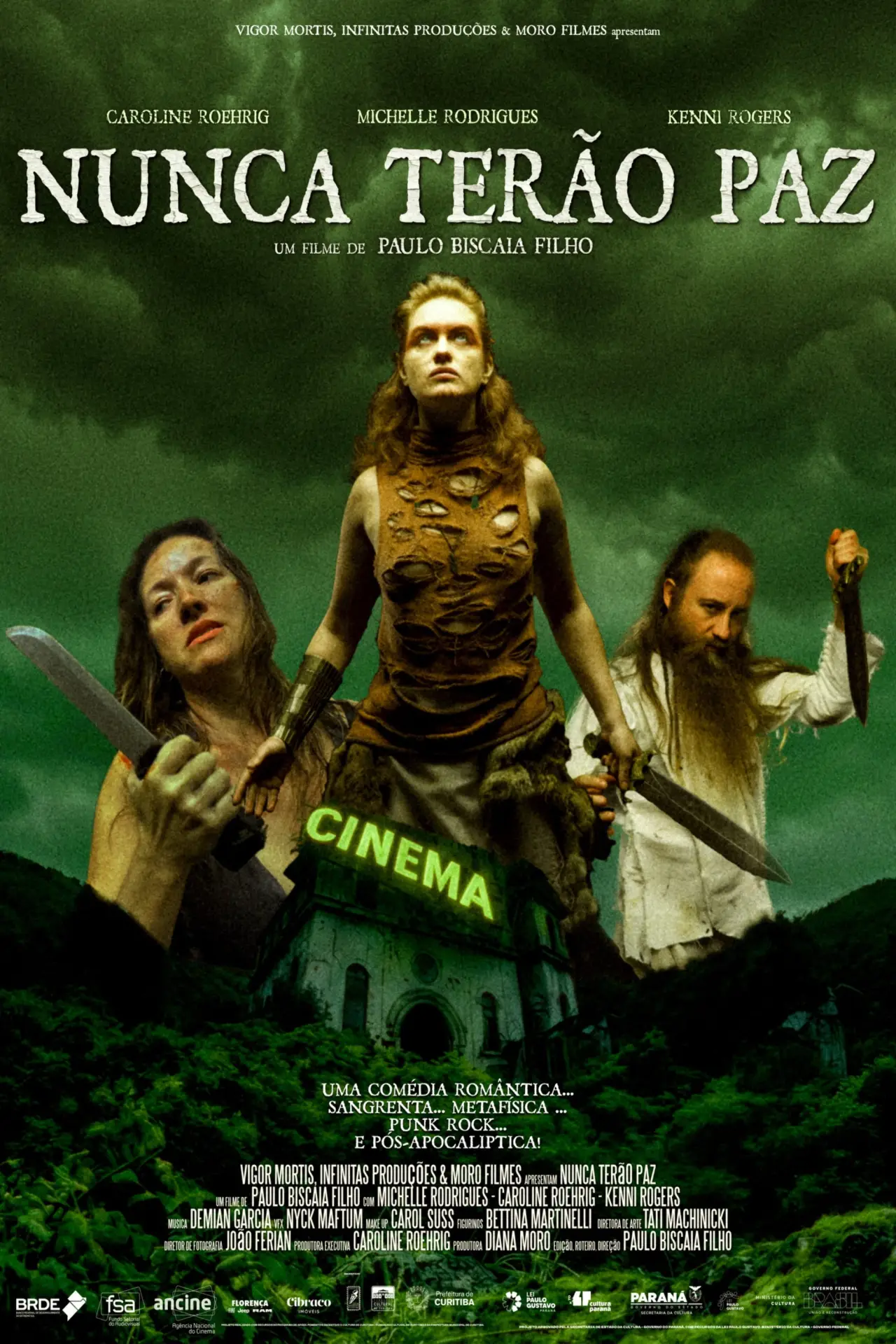 Plakat filmowy "Nunca Terão Paz"
