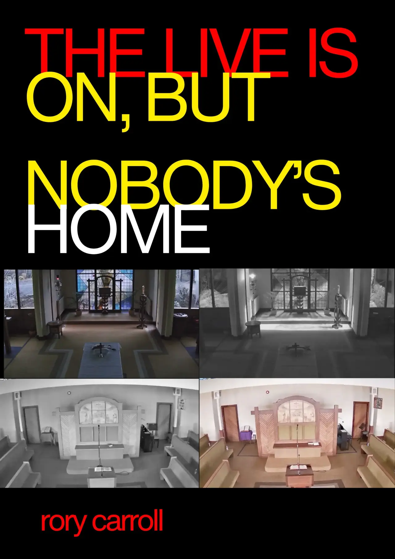 Plakat filmowy "THE LIVE IS ON, BUT NOBODY’S HOME"