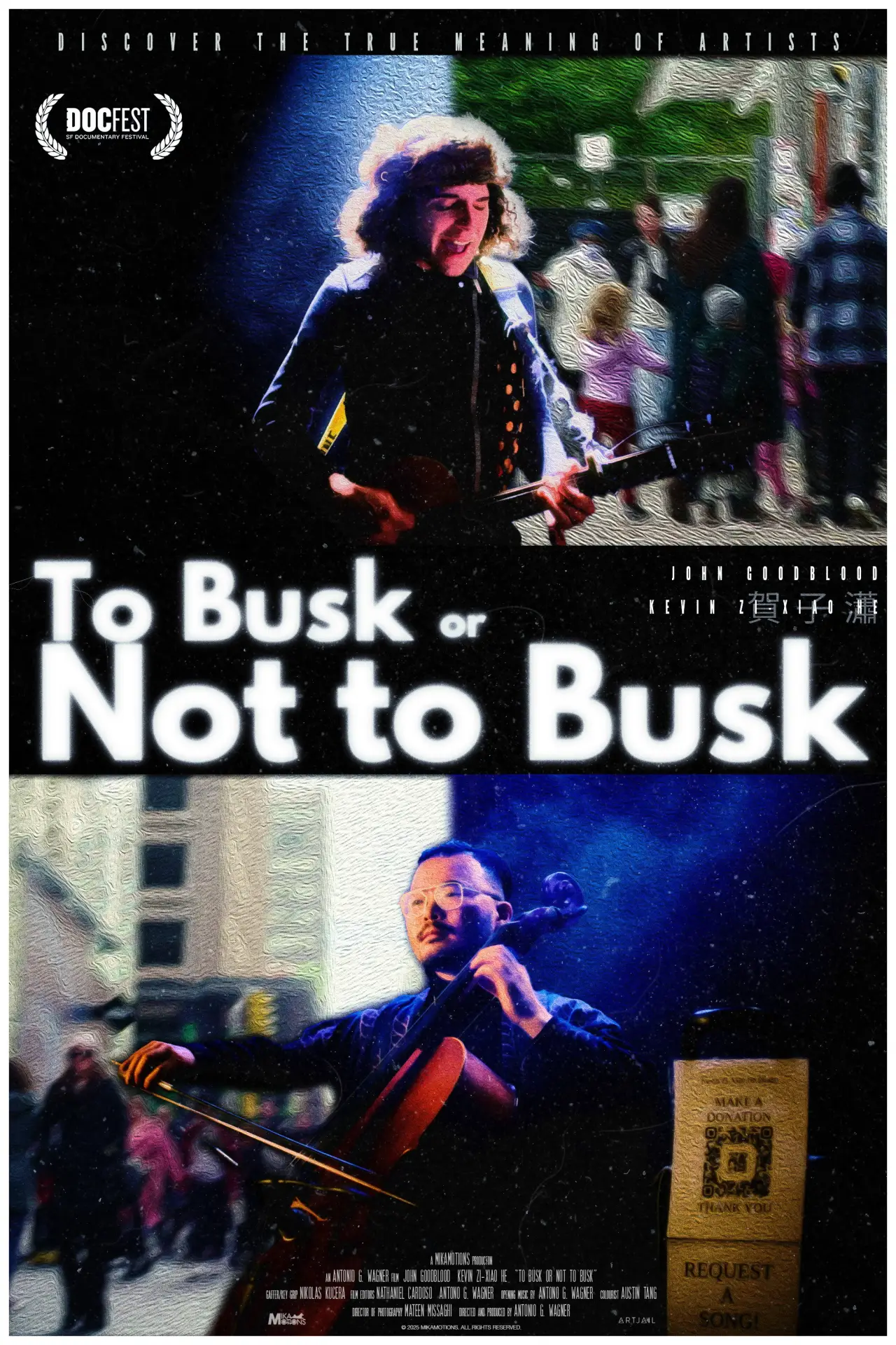 Plakat filmowy "To Busk or Not to Busk"