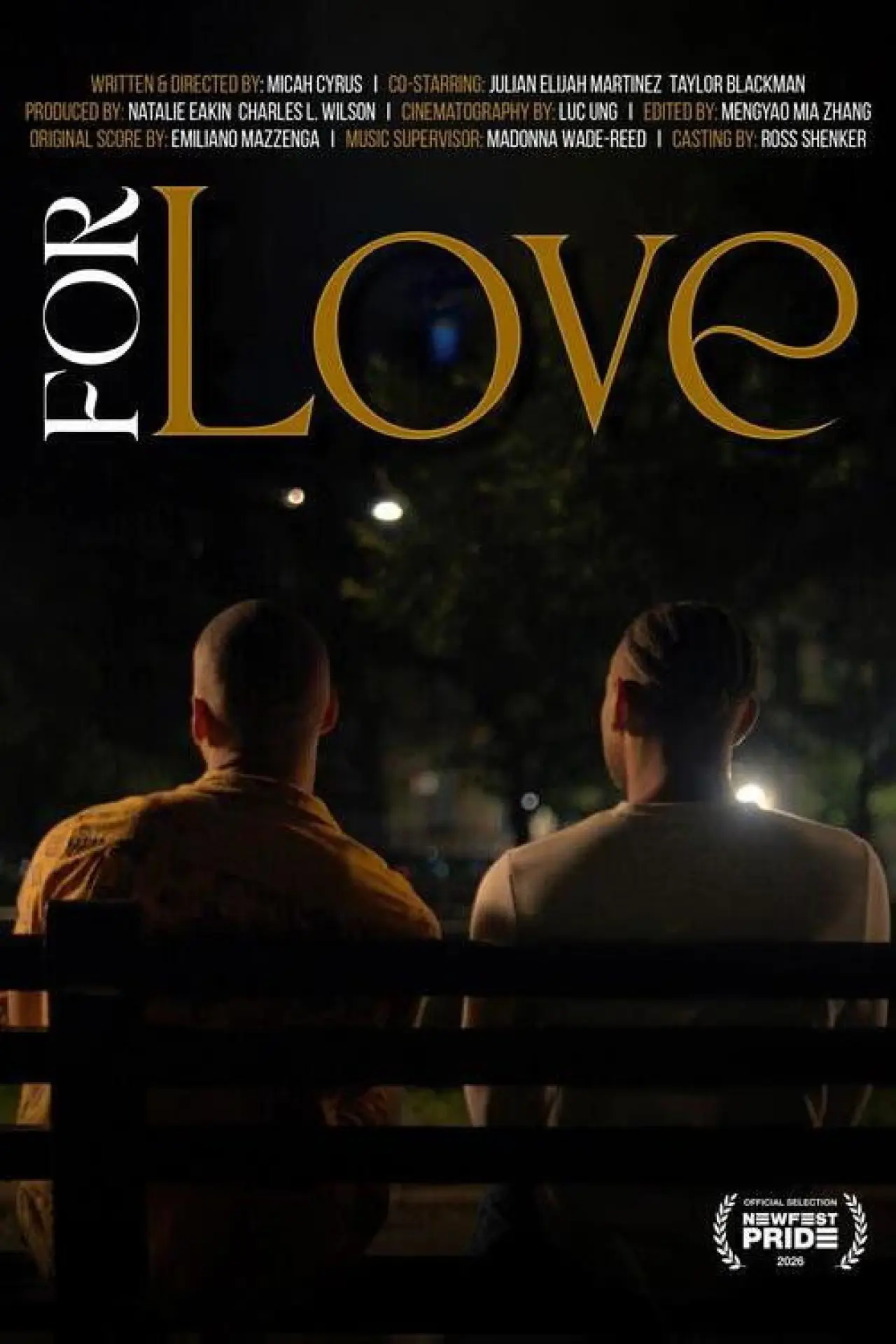 Plakat filmowy "For Love"