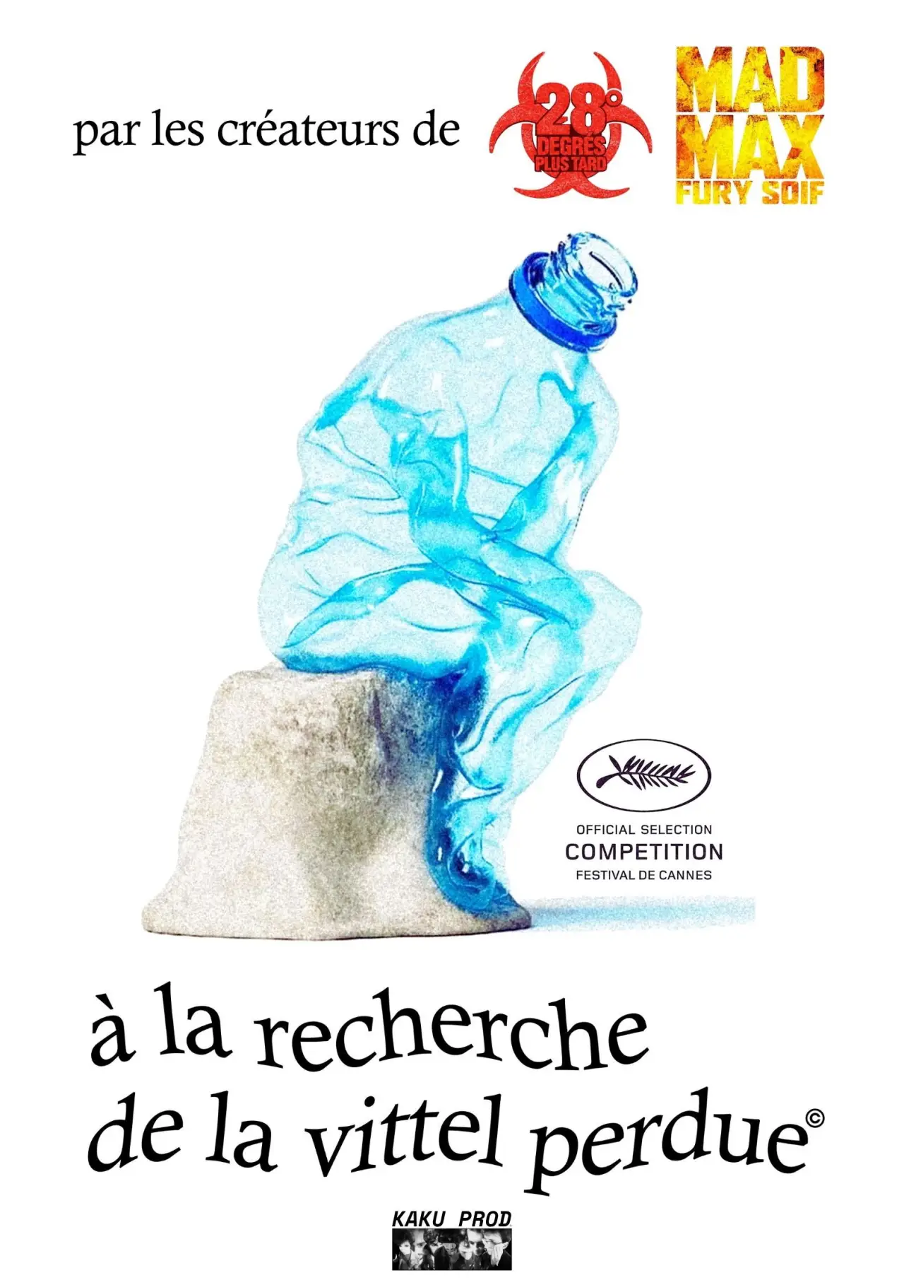 Plakat filmowy "À LA RECHERCHE DE LA VITTEL PERDUE"