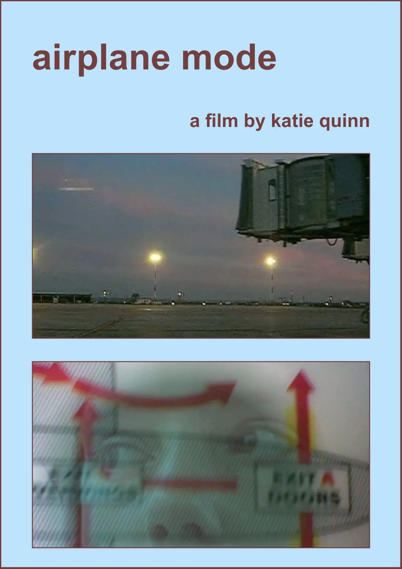 Plakat filmowy "AIRPLANE MODE"