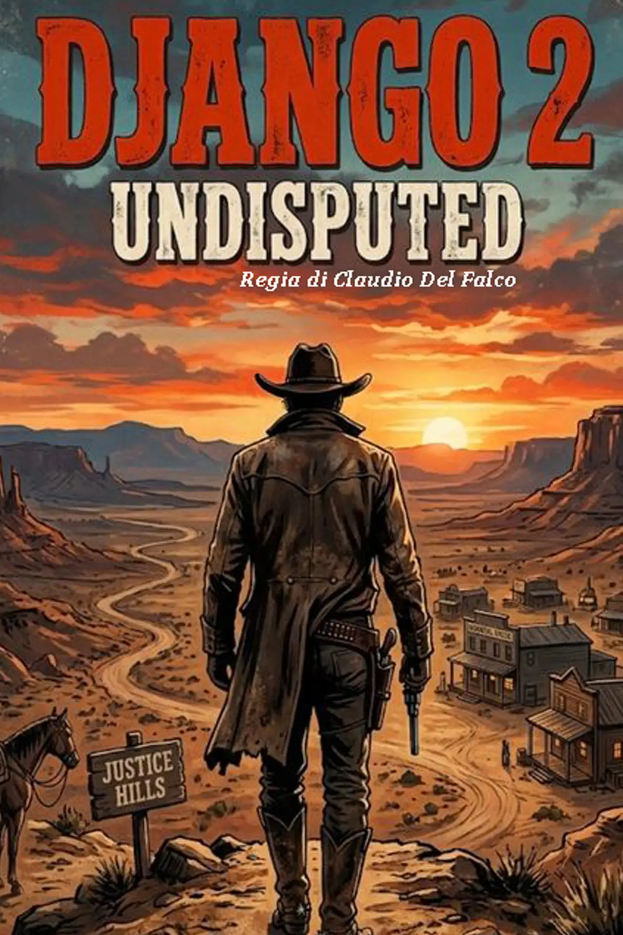 Plakat filmowy "Django Undisputed 2 Justice is done"