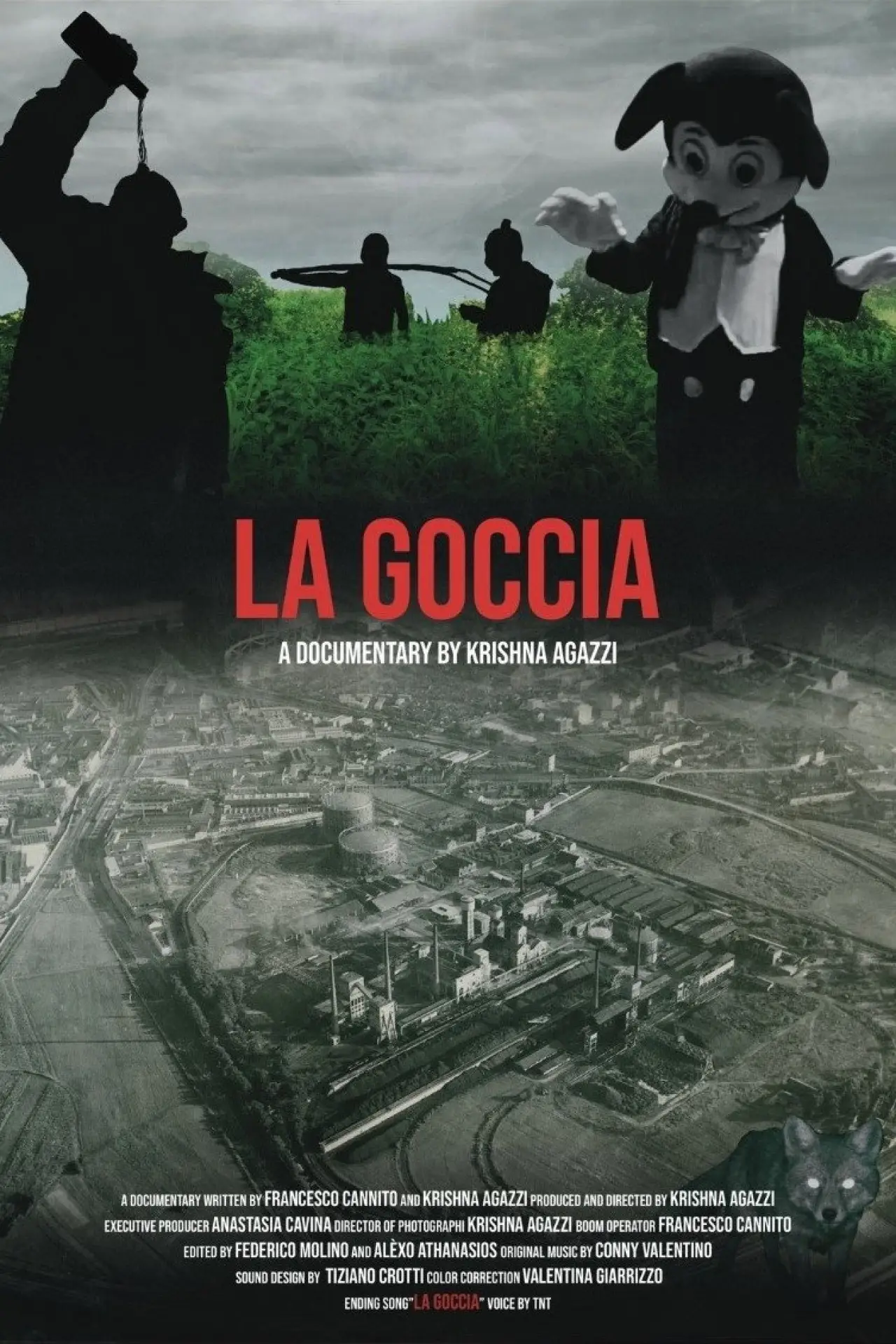 Plakat filmowy "La Goccia - Il bosco nella città, la città nel bosco"