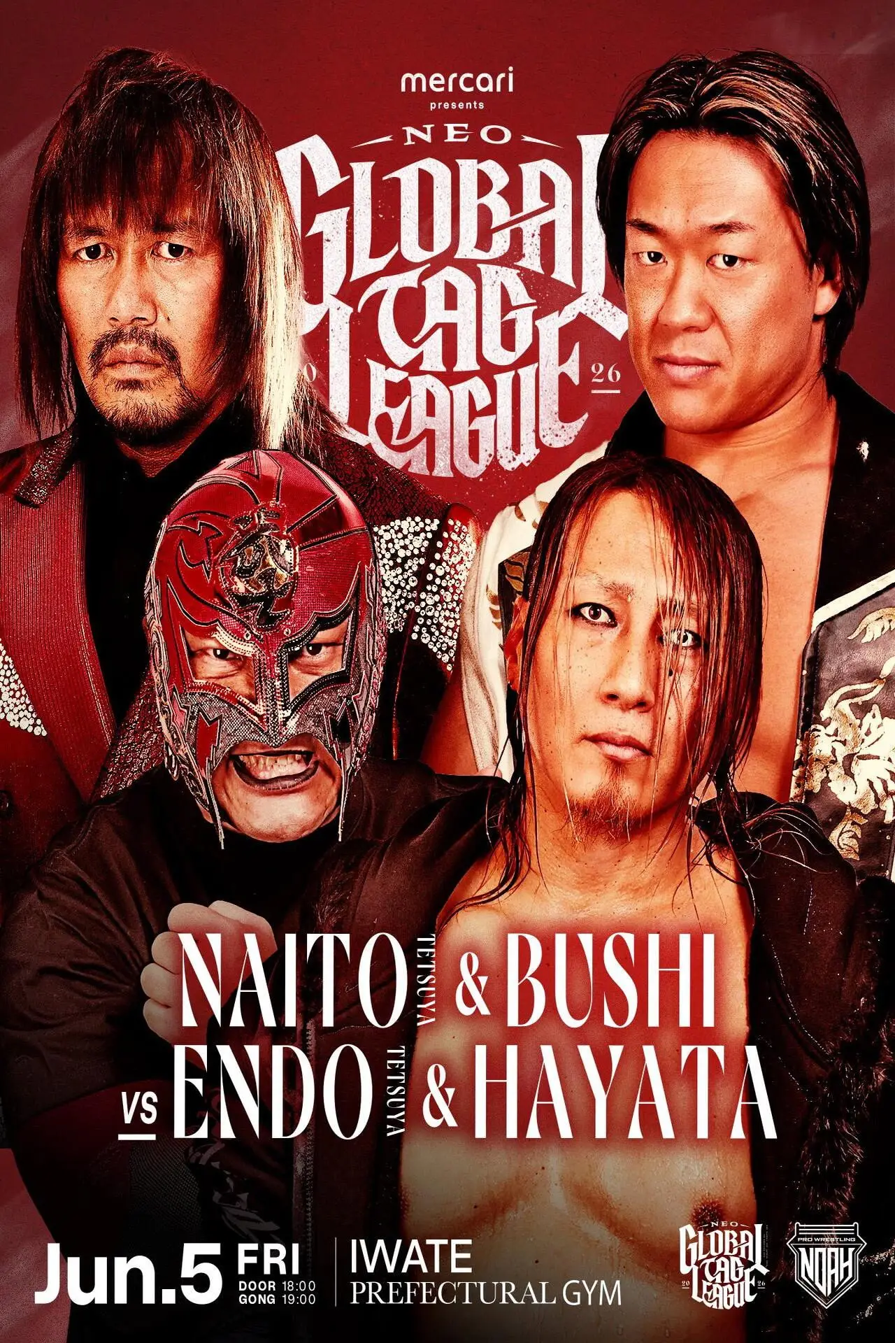 Plakat filmowy "メルカリPresents NEO GLOBAL TAG LEAGUE 2026"