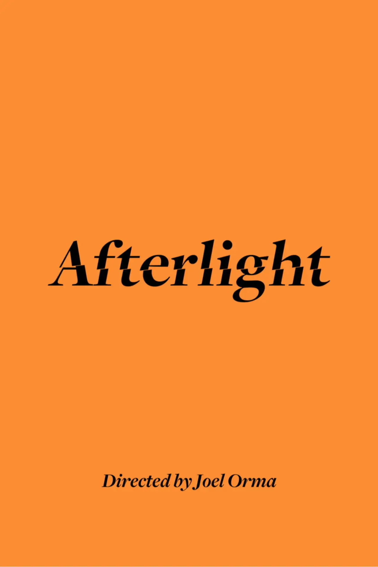 Plakat filmowy "Afterlight"