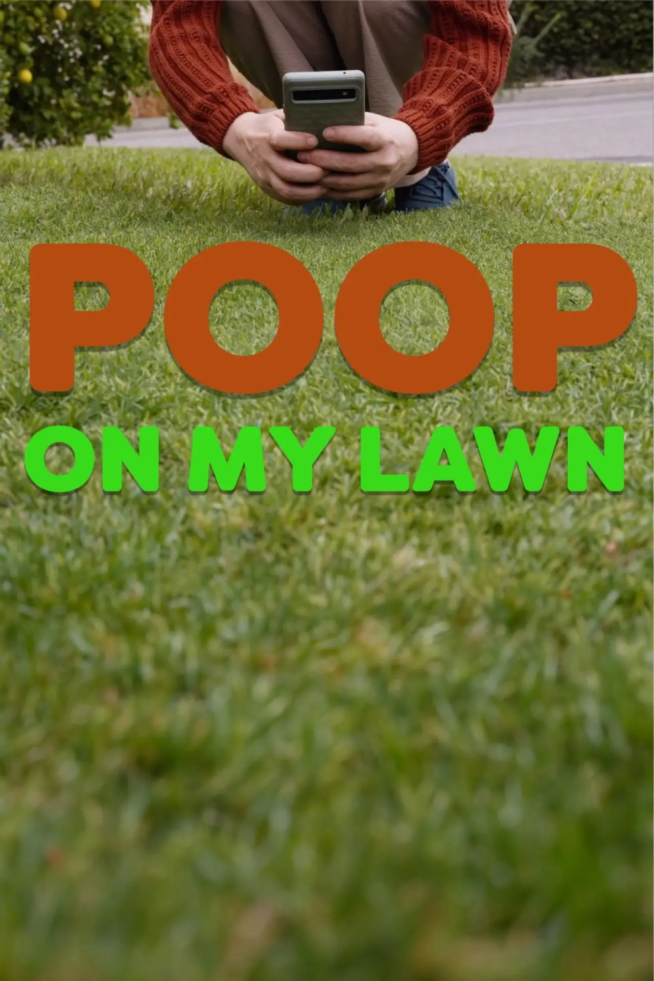 Plakat filmowy "Poop On My Lawn"
