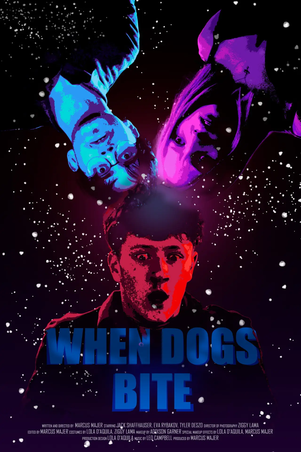 Plakat filmowy "When Dogs Bite"