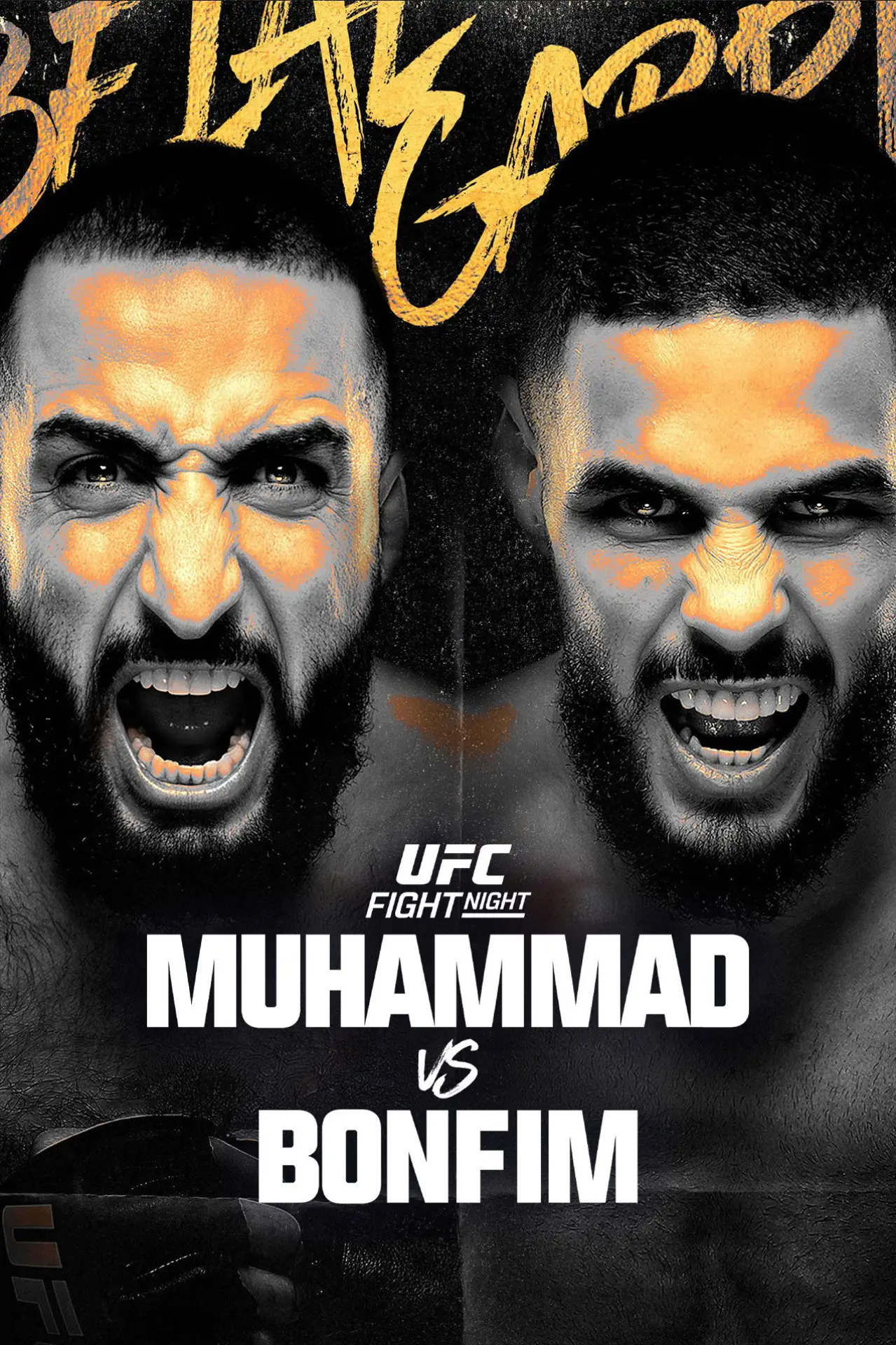 Plakat filmowy "UFC Fight Night 278: Muhammad vs. Bonfim"