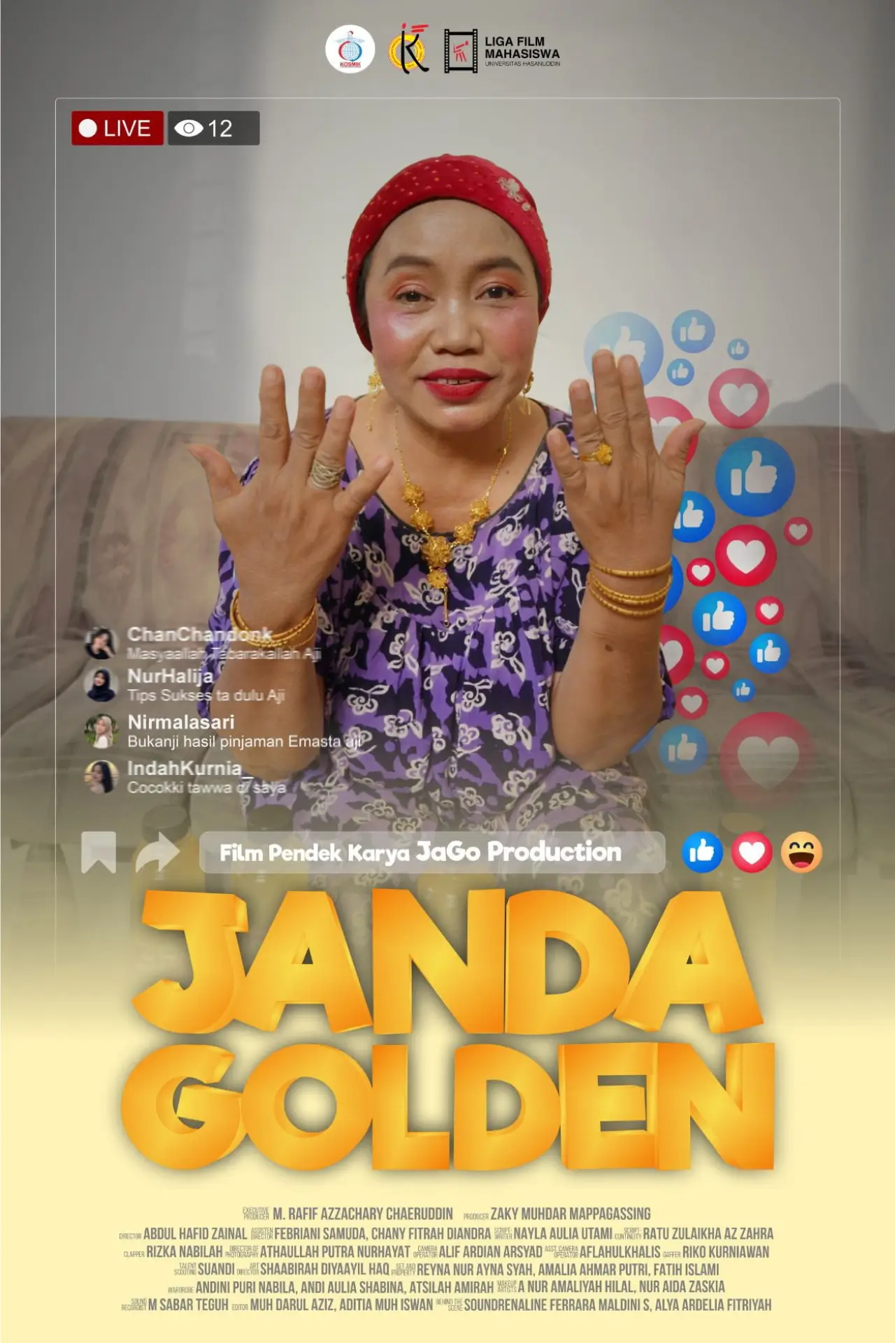 Plakat filmowy "Janda Golden"
