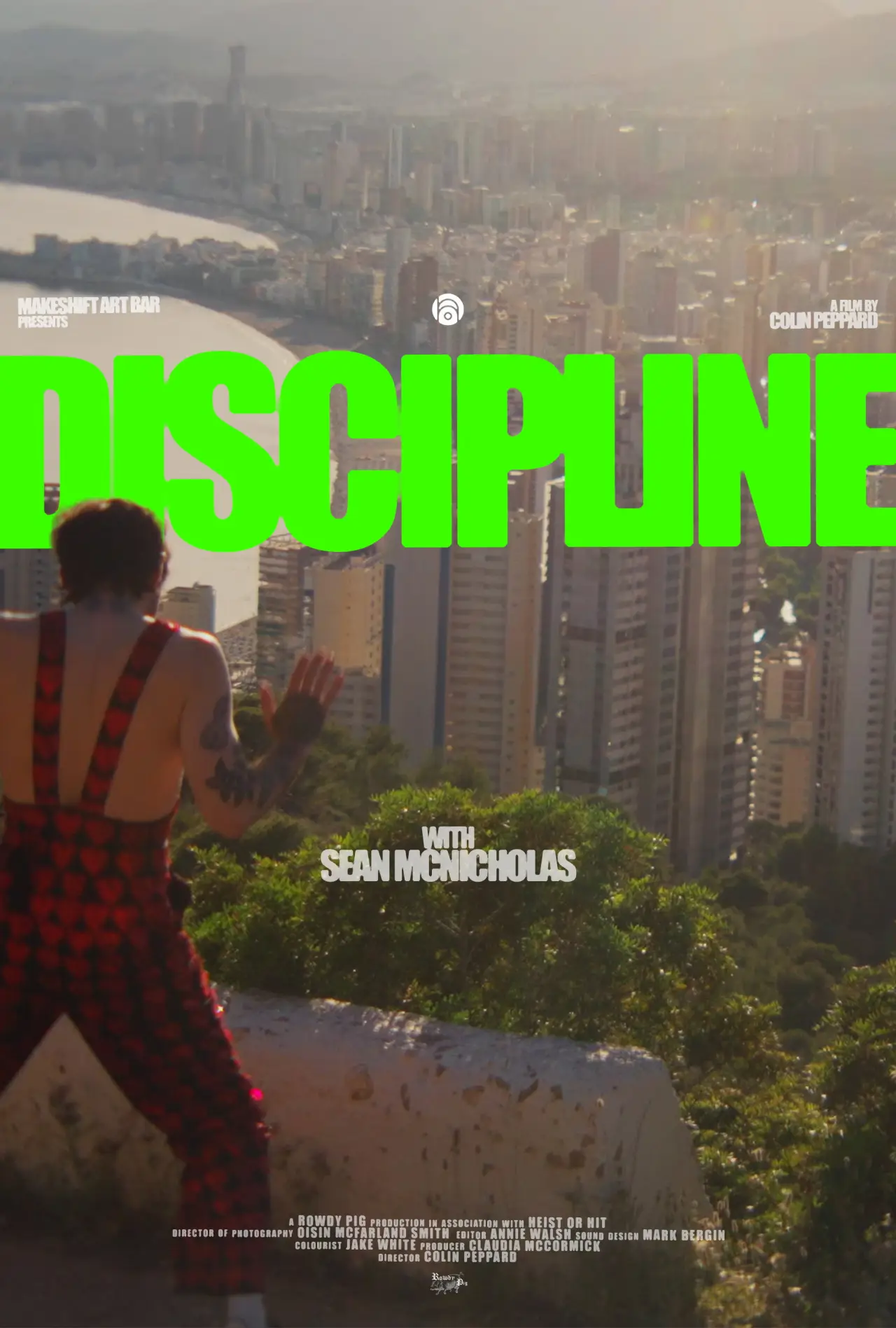 Plakat filmowy "Makeshift Art Bar: Discipline"