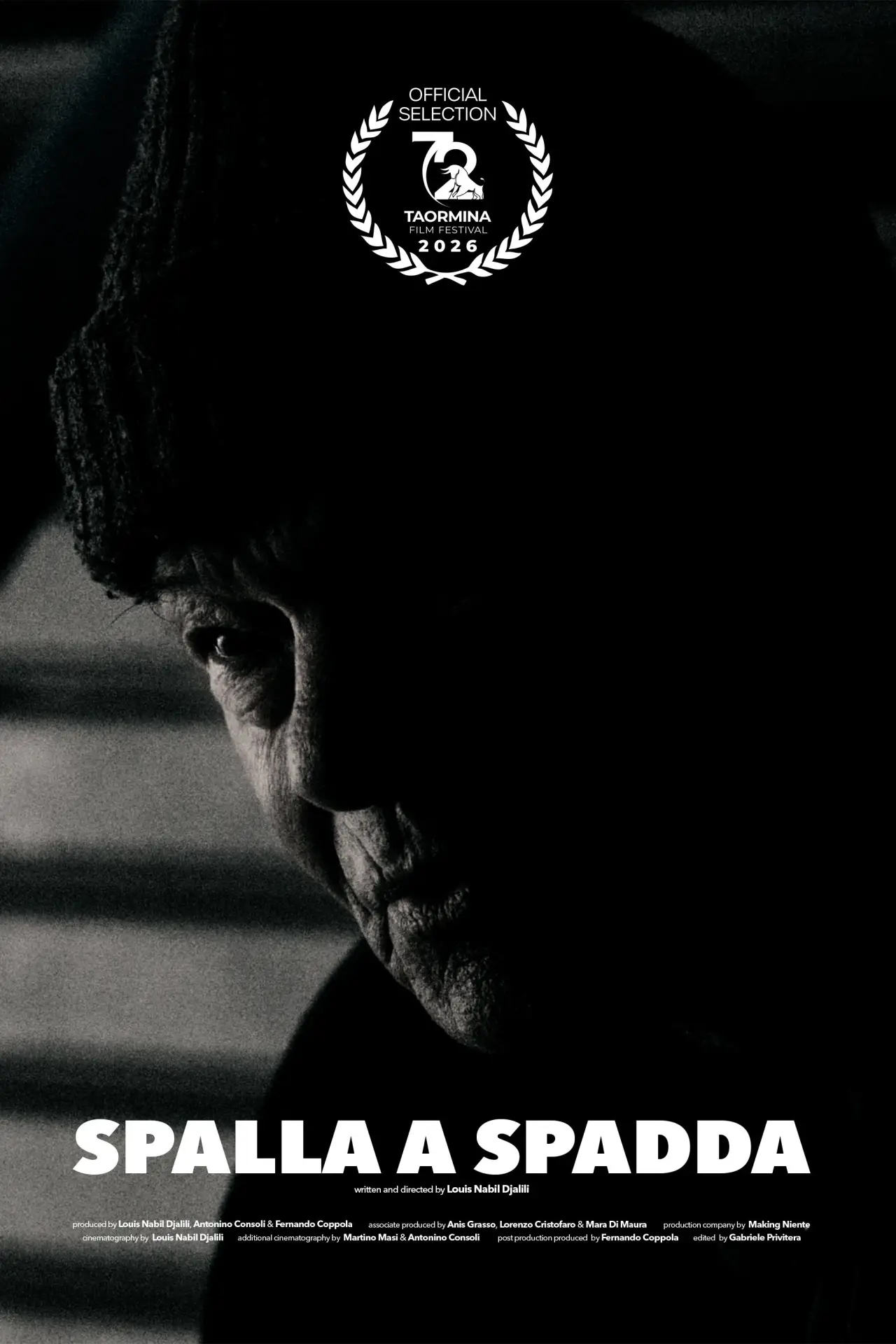 Plakat filmowy "Spalla a Spadda"