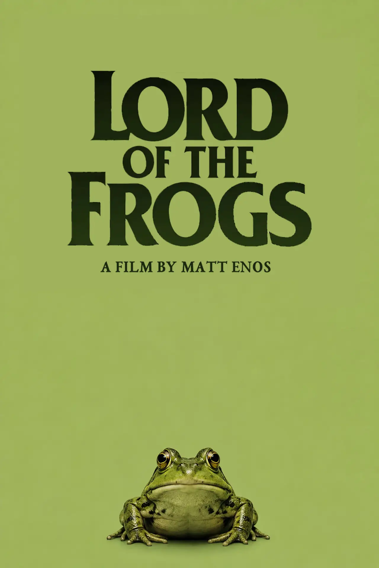 Plakat filmowy "Lord of the Frogs"
