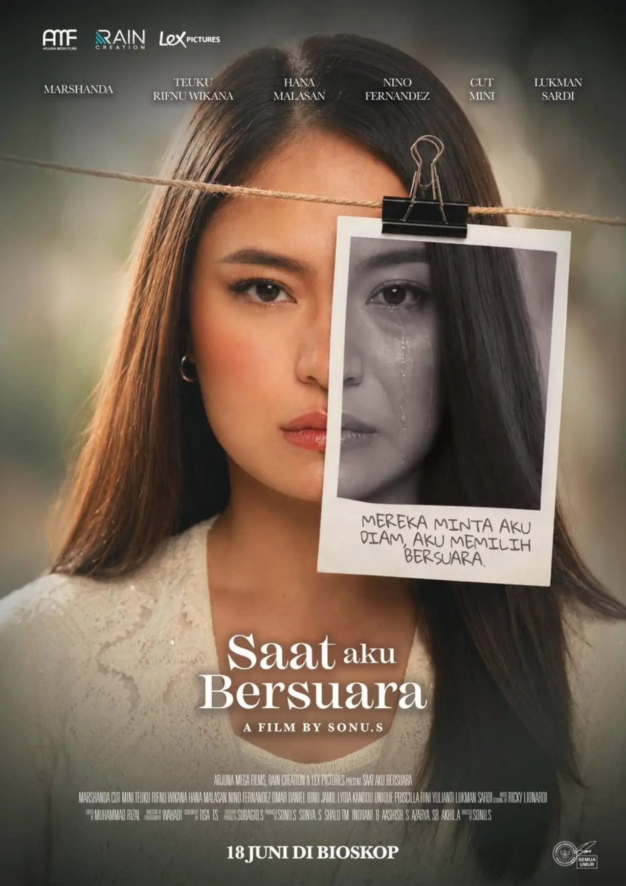 Plakat filmowy "Saat Aku Bersuara"