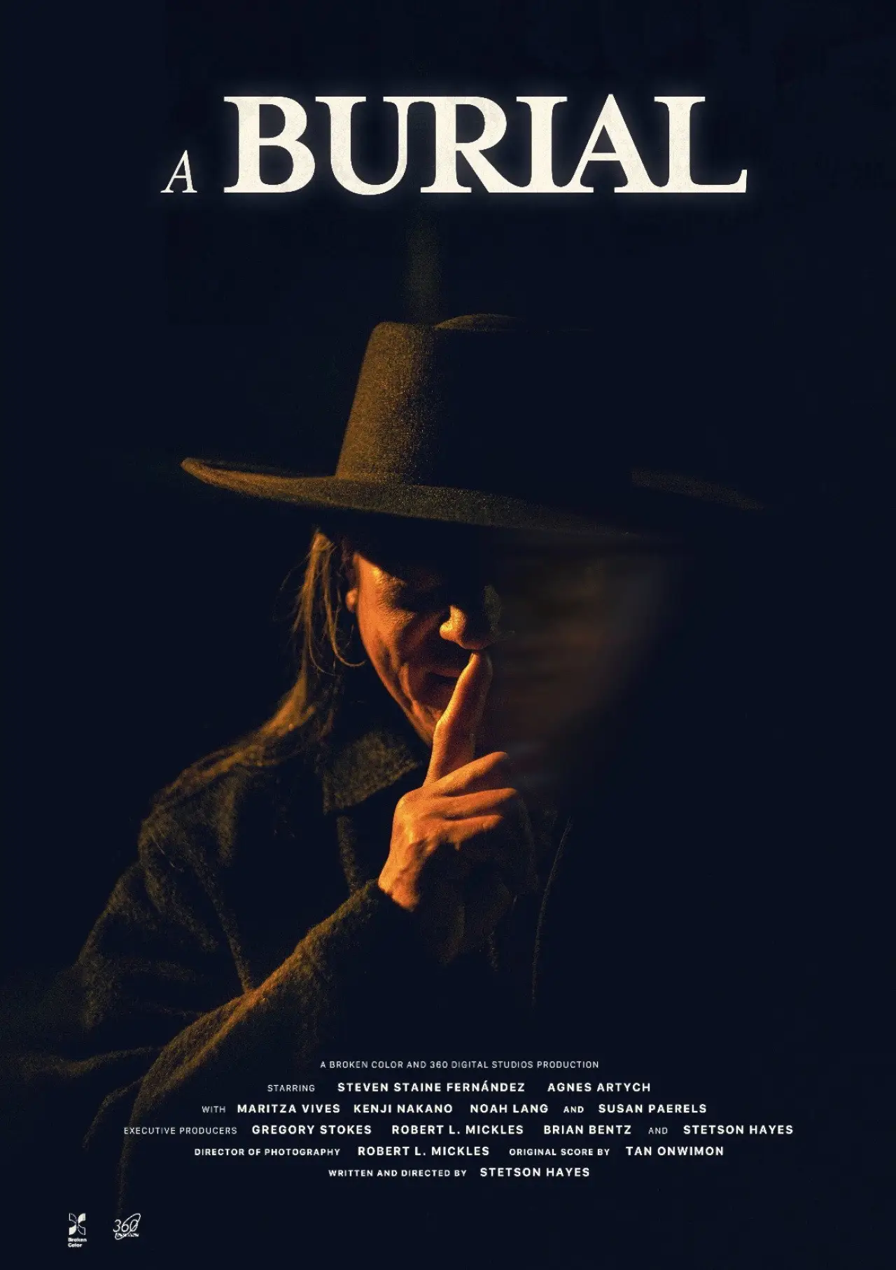 Plakat filmowy "A Burial"