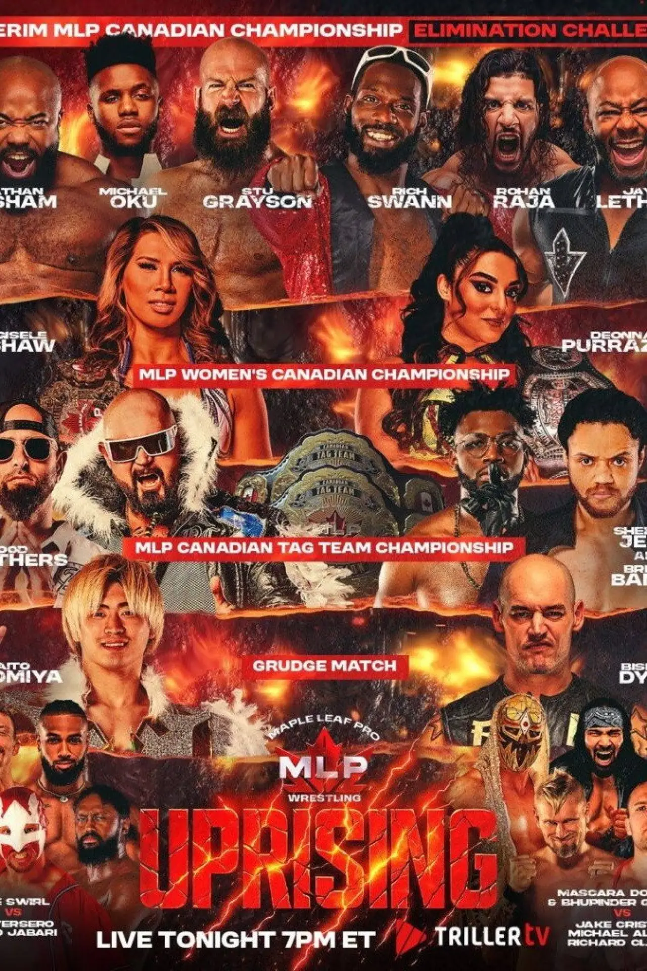 Plakat filmowy "Maple Leaf Pro Wrestling: Uprising 2026"