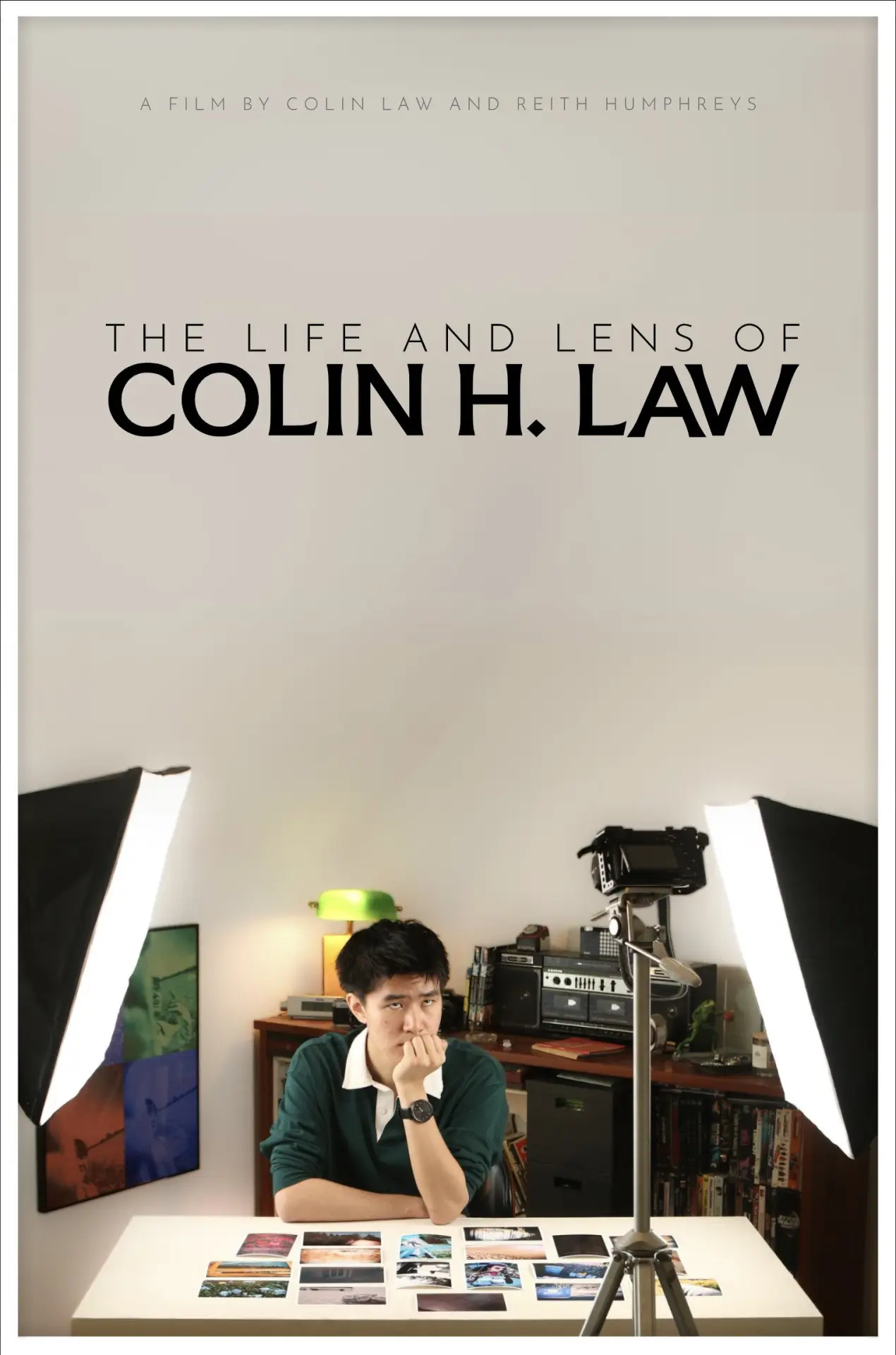 Plakat filmowy "The Life and Lens of Colin H. Law"