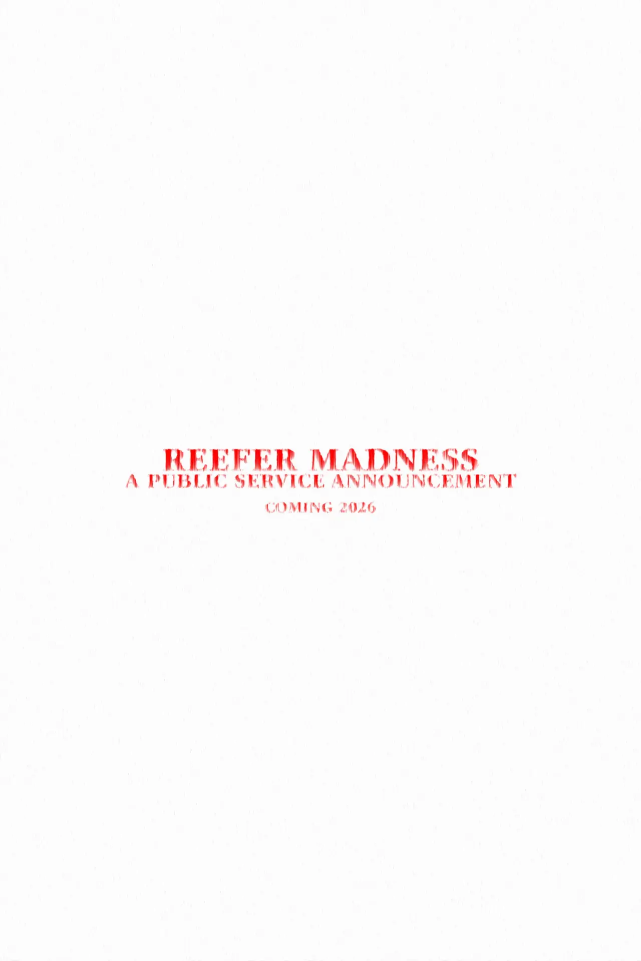 Plakat filmowy "Reefer Madness - A Public Service Announcement"