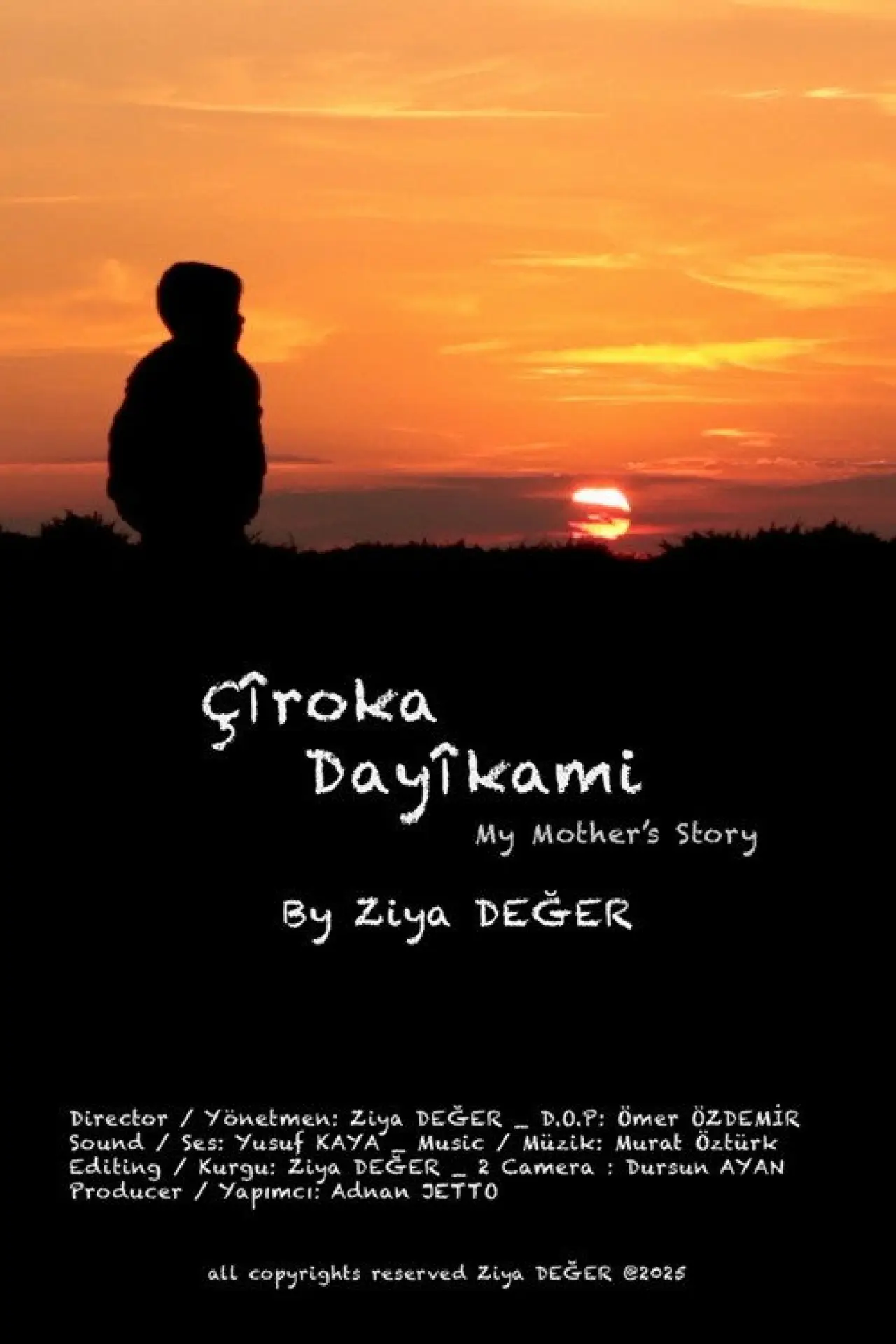Plakat filmowy "Çîroka Dayîkami"