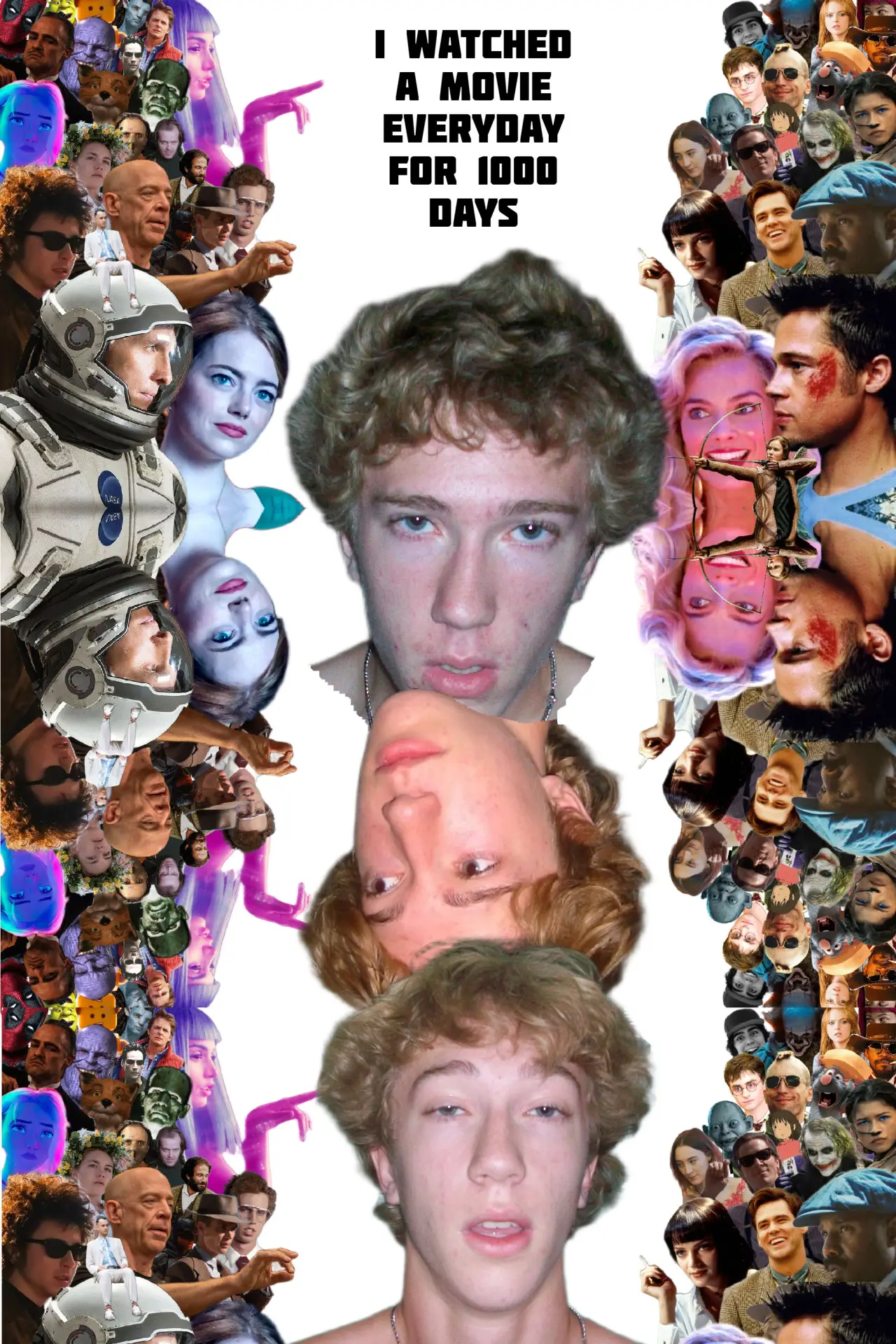 Plakat filmowy "I Watched A Movie Everyday For 1000 Days"