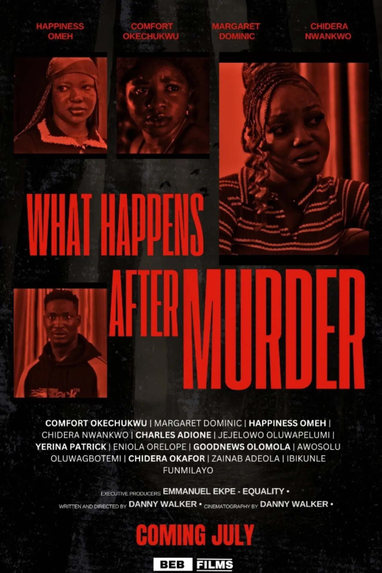 Plakat filmowy "What Happens After Murder"