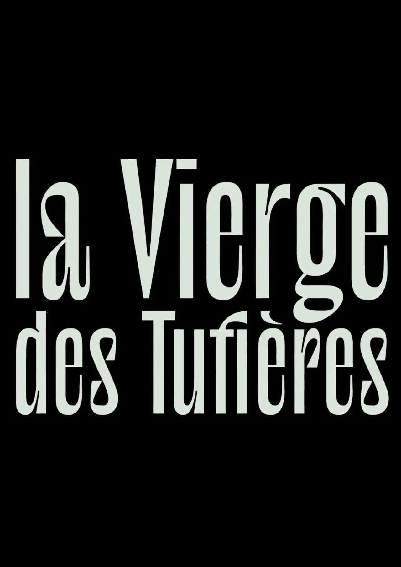Plakat filmowy "La Vierge des Tufières"