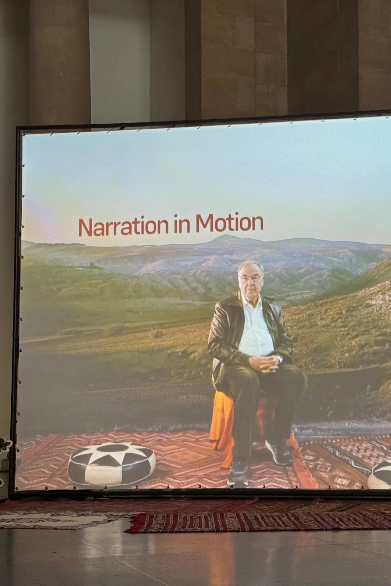 Plakat filmowy "Narration in Motion"
