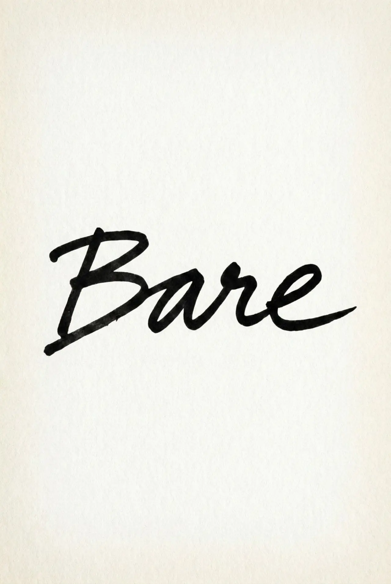 Plakat filmowy "Bare"