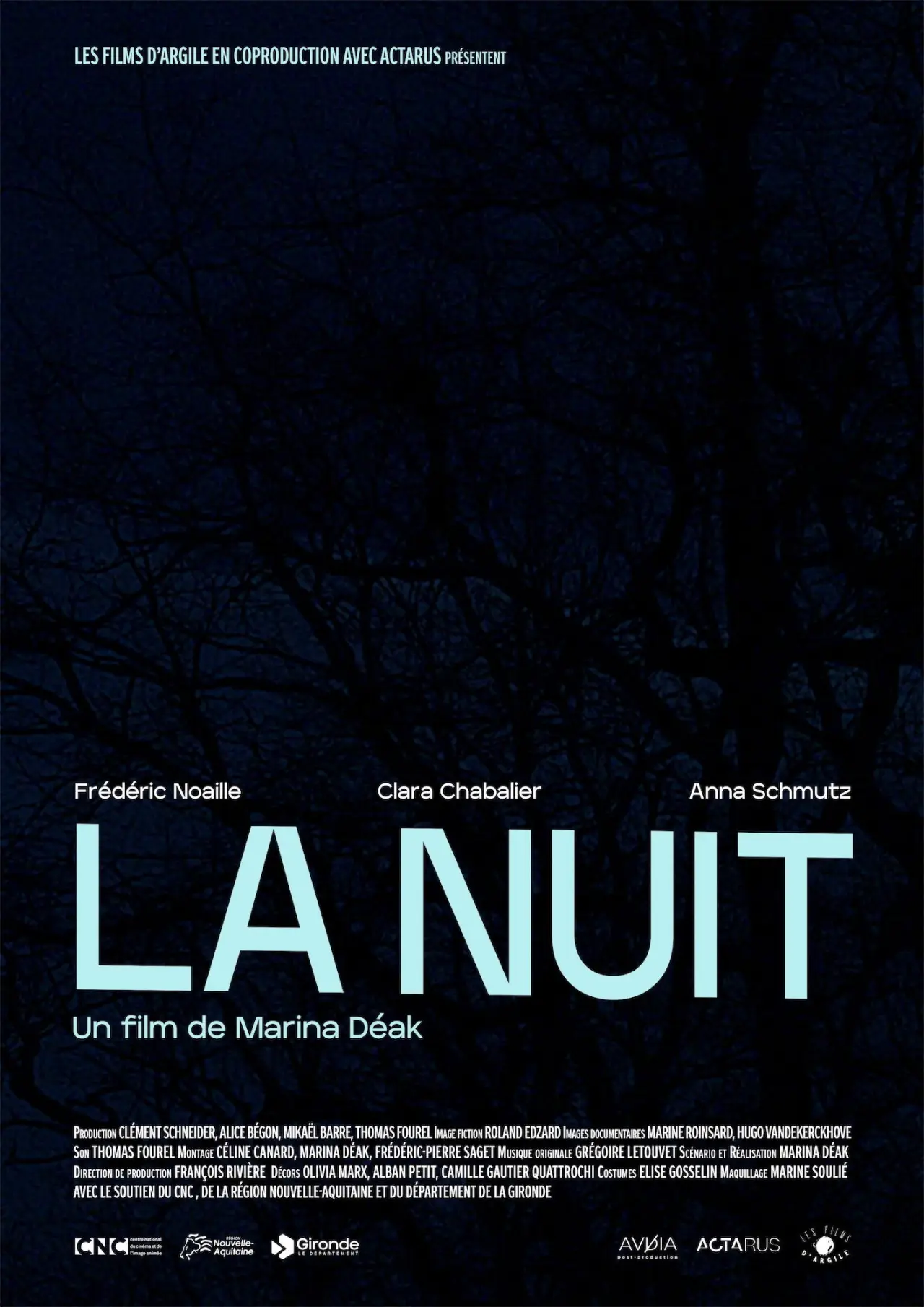 Plakat filmowy "La nuit"