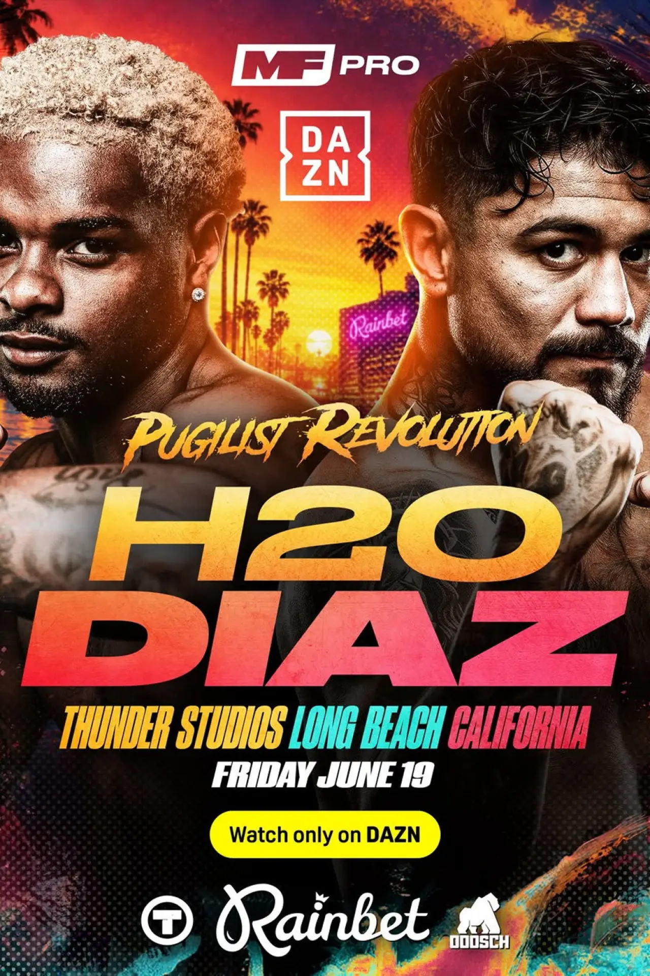 Plakat filmowy "Ashton Sylve vs. Joseph Diaz Jr."