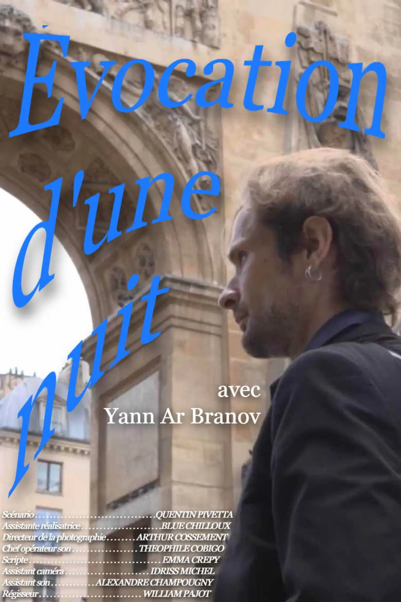 Plakat filmowy "Évocation d’une nuit"