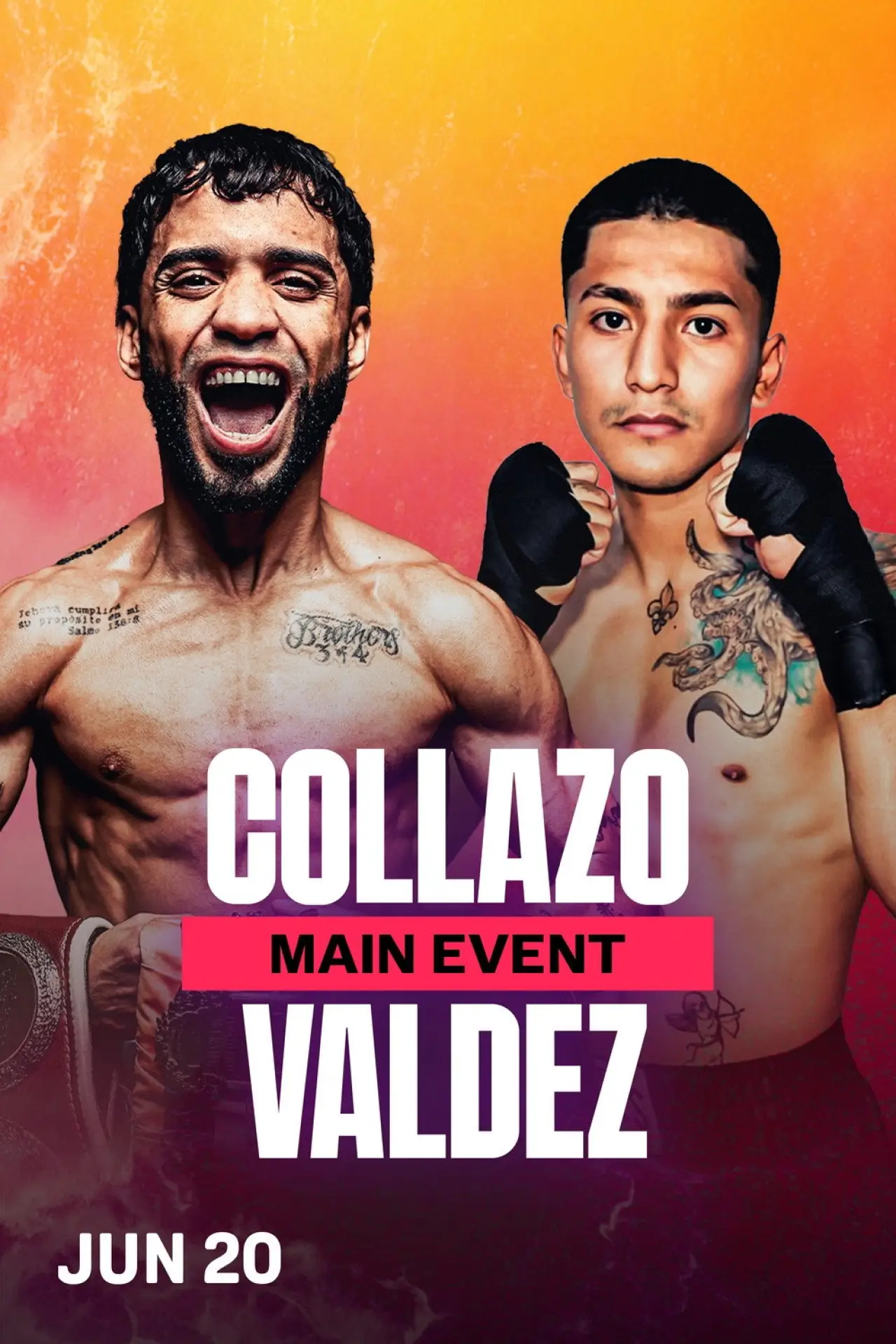 Plakat filmowy "Oscar Collazo vs. Neider Valdez"