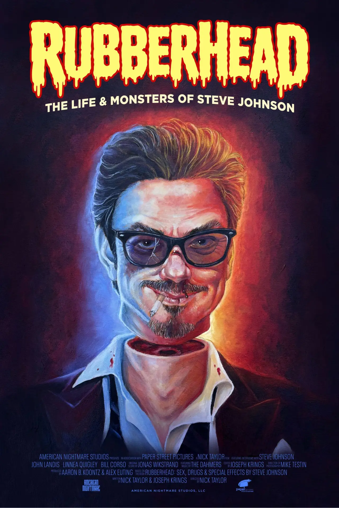 Plakat filmowy "Rubberhead: The Life & Monsters of Steve Johnson"