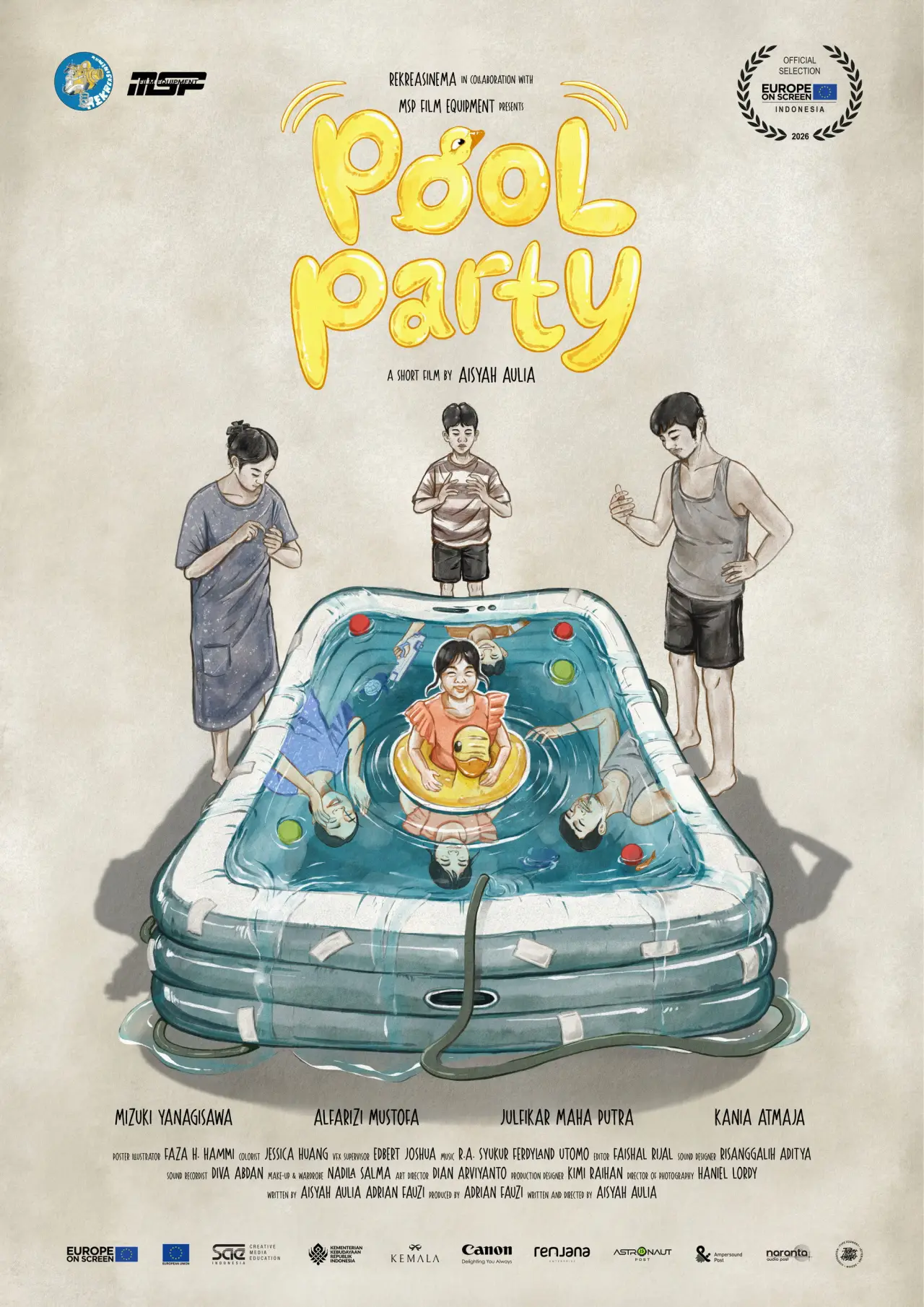 Plakat filmowy "Pool Party"