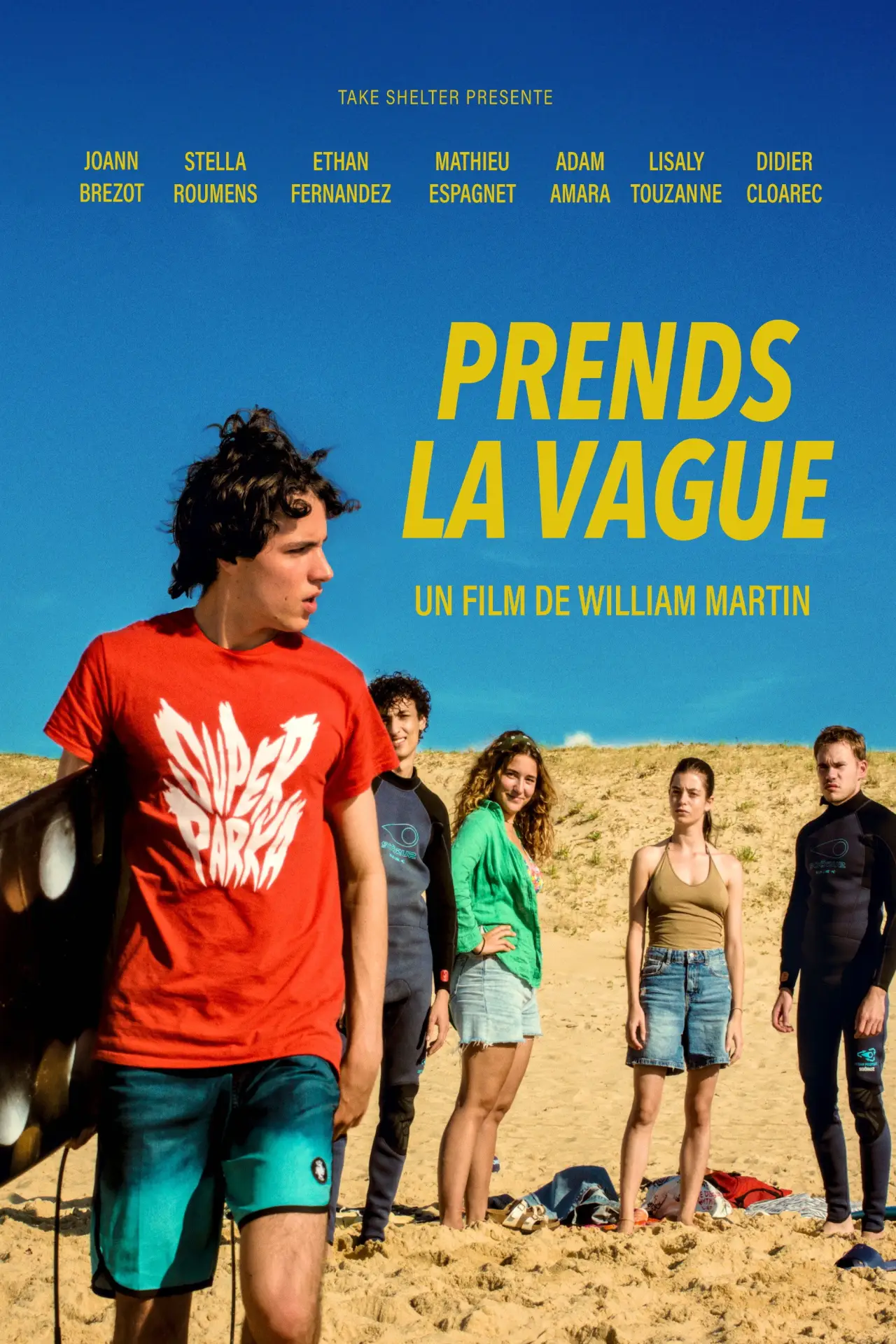 Plakat filmowy "Prends La Vague"