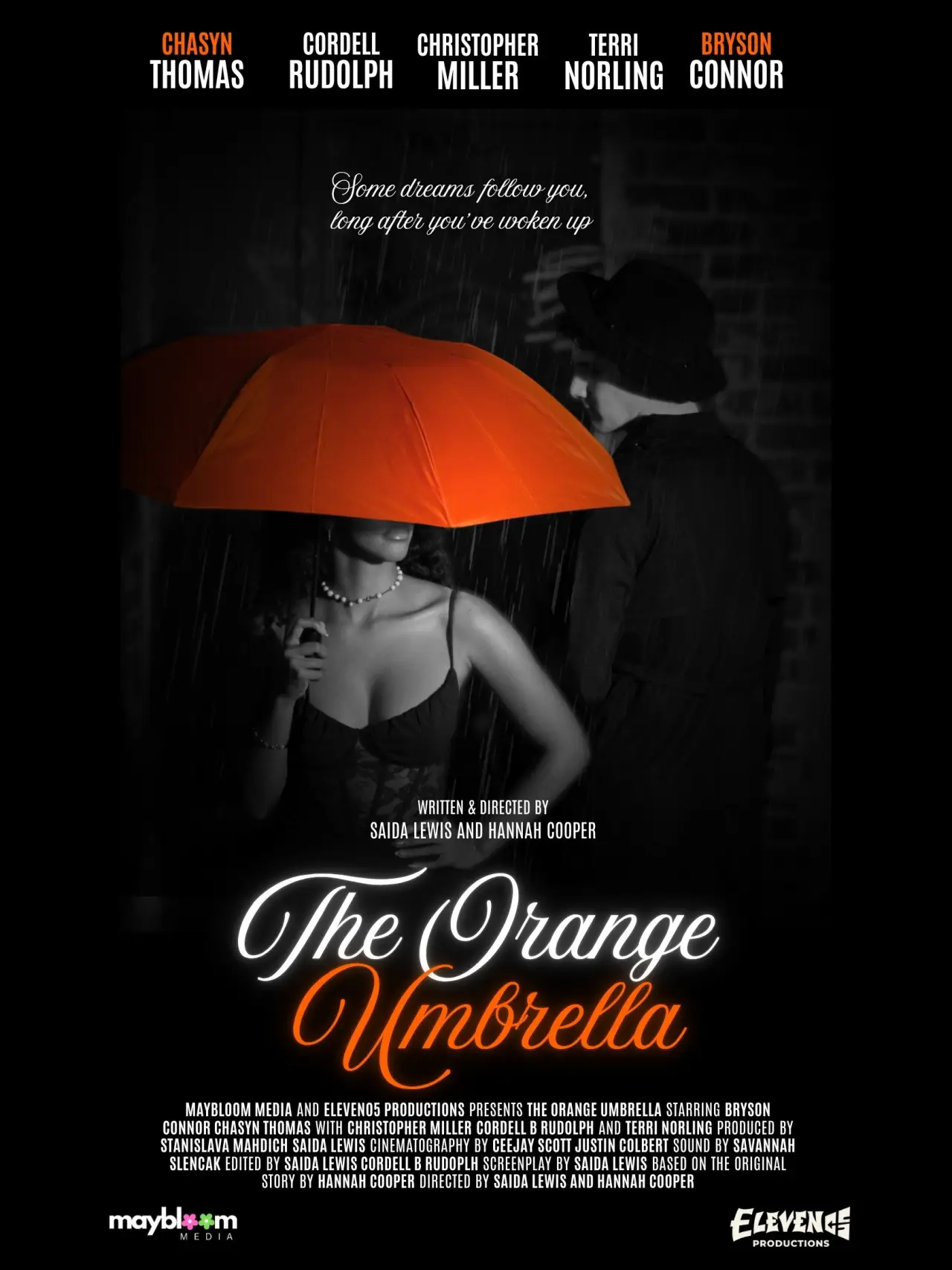 Plakat filmowy "The Orange Umbrella"