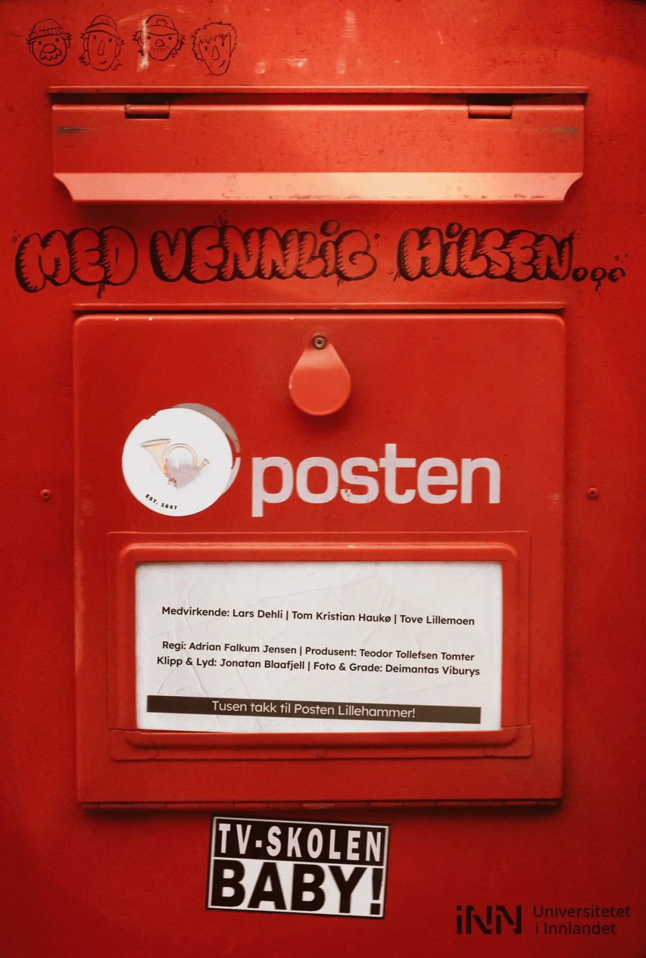 Plakat filmowy "Med Vennlig Hilsen..."