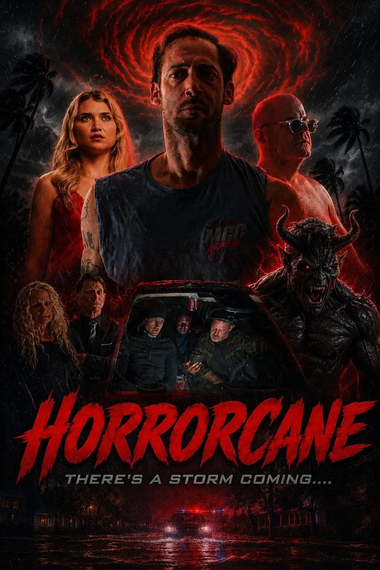 Plakat filmowy "Horrorcane"