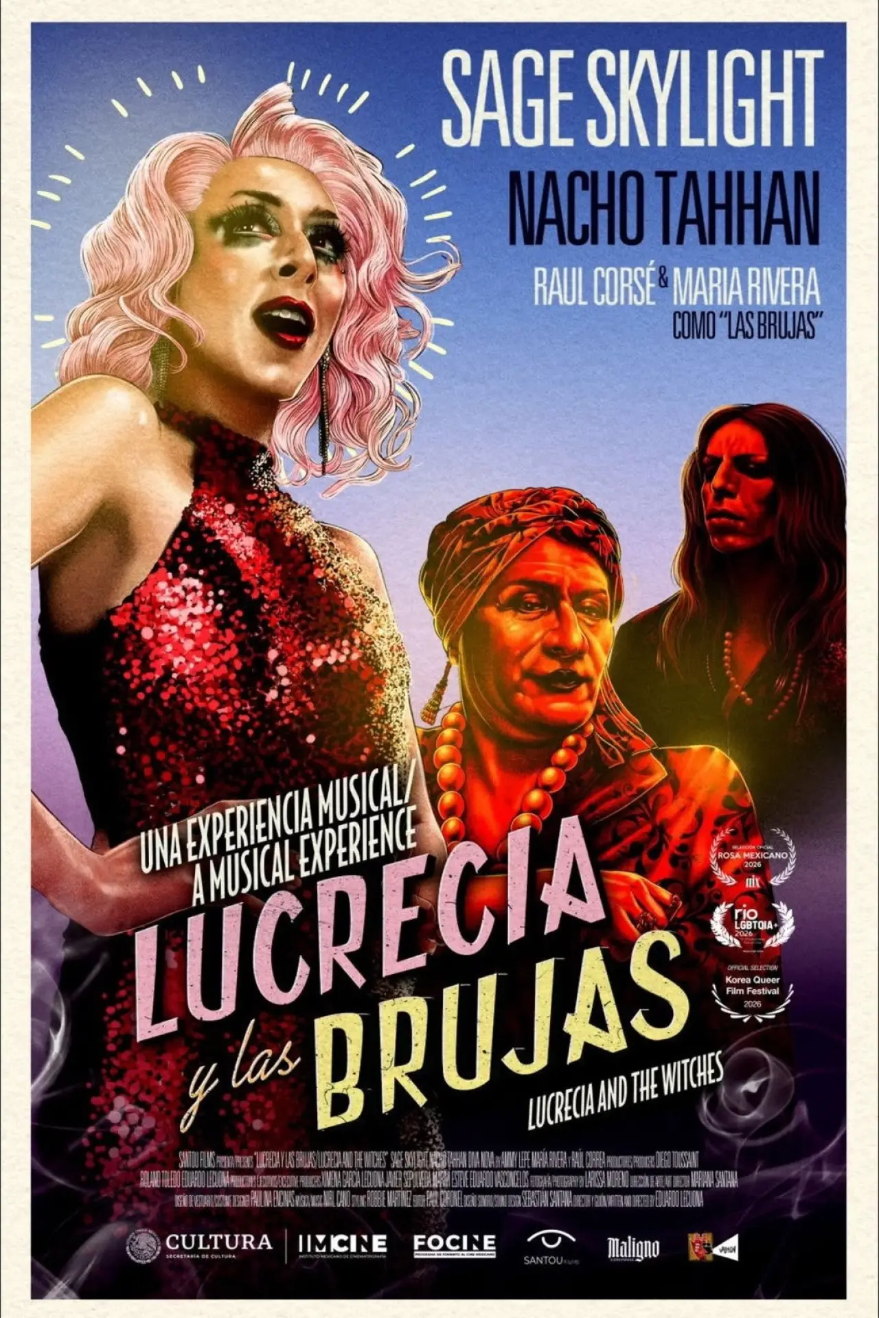Plakat filmowy "Lucrecia y las brujas"
